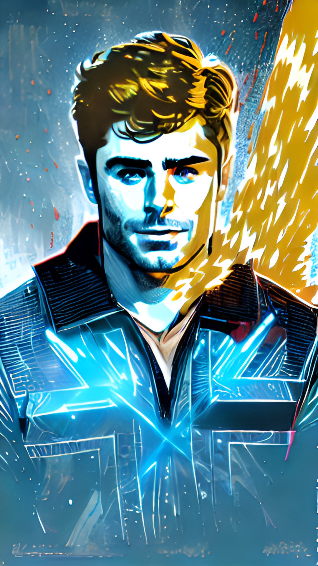 zac efron as human torch fantastic four preview