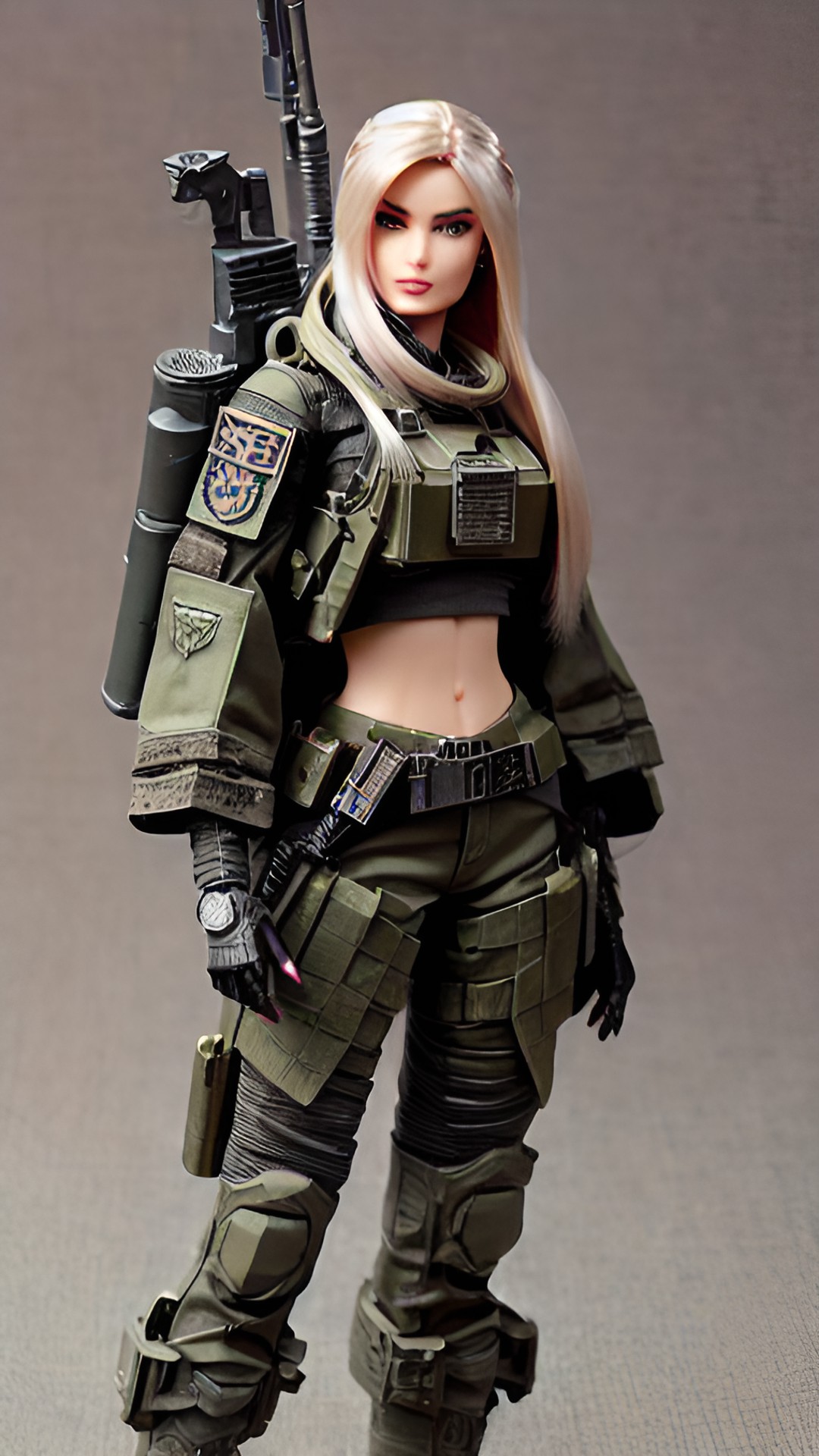 peace force liberator barbie preview