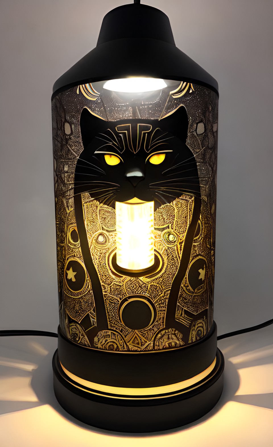 black panther larvae lamp preview