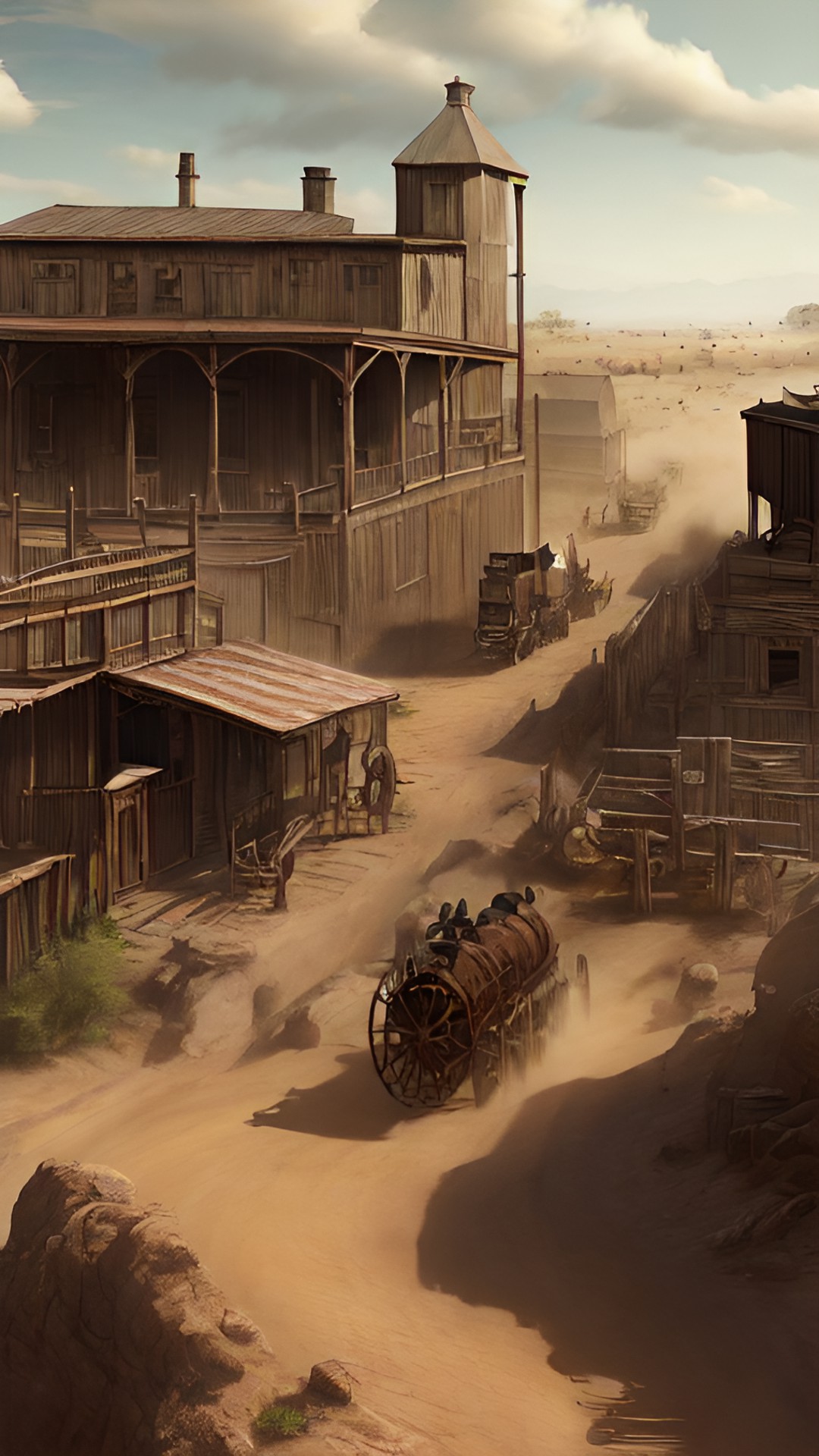 Dust City - wild west $sign$ preview