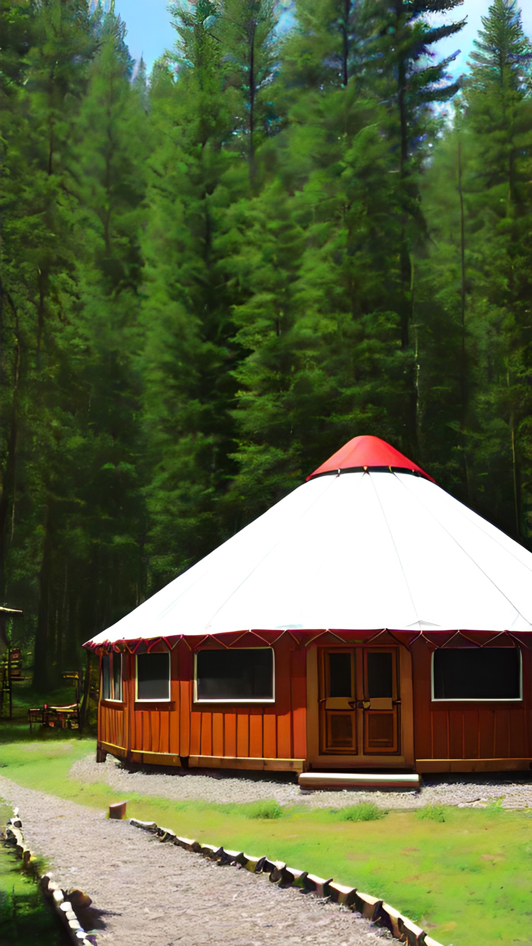 yurt ger forest retreat i preview