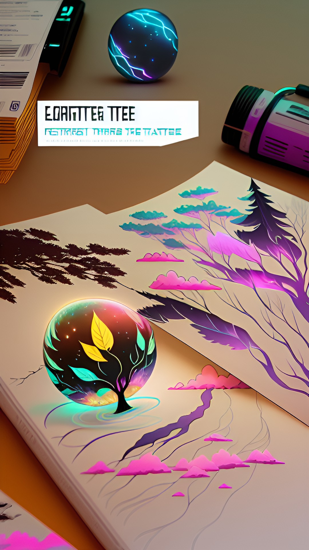 By: Wendy Istre - lightning tree preview