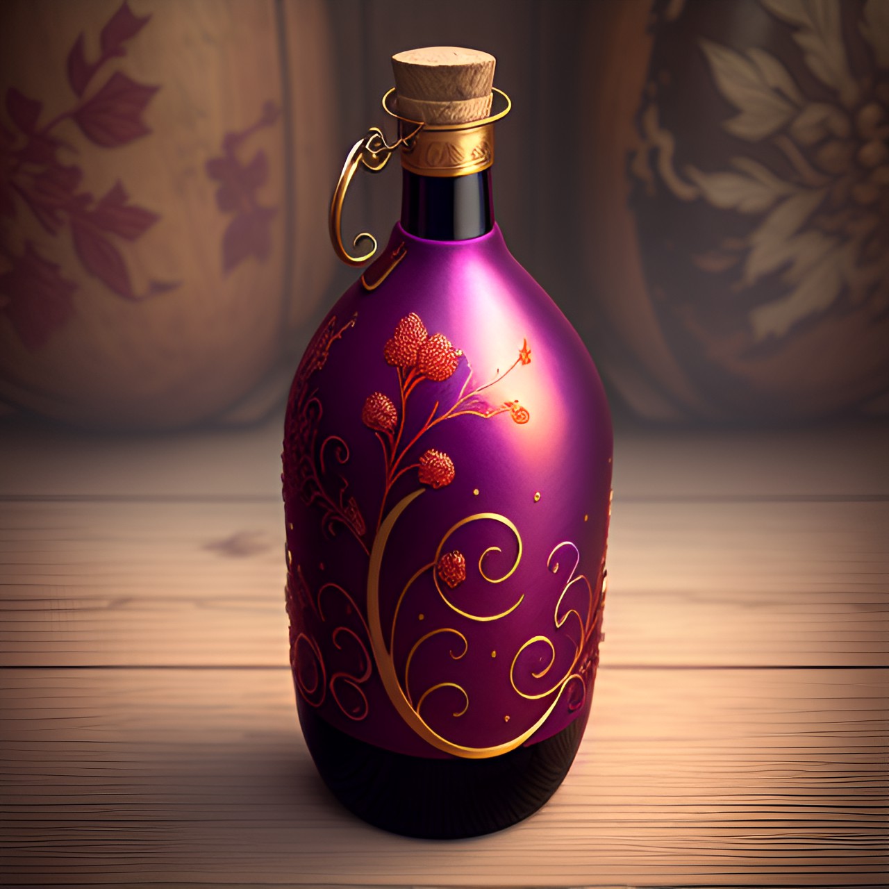 divine wine bottle preview