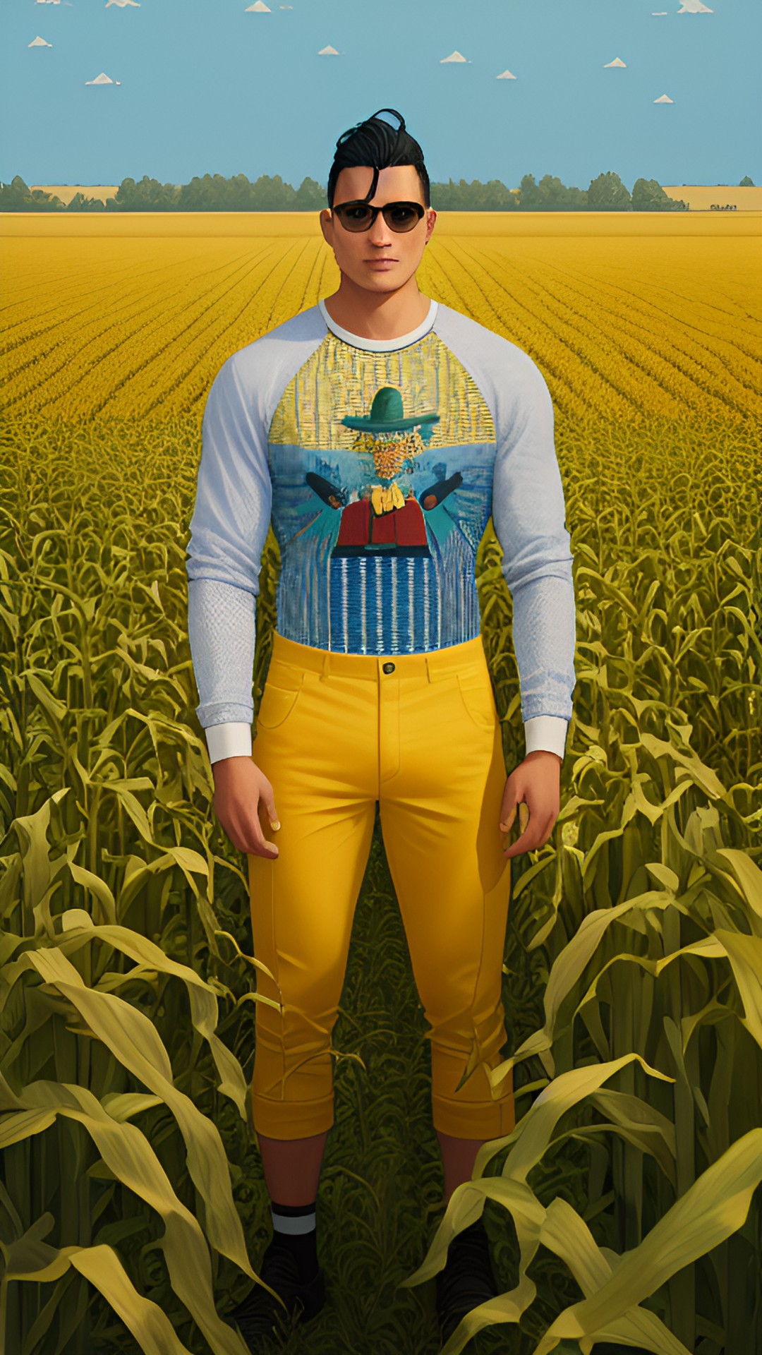 Corn 🌽 - corn field man muscular preview