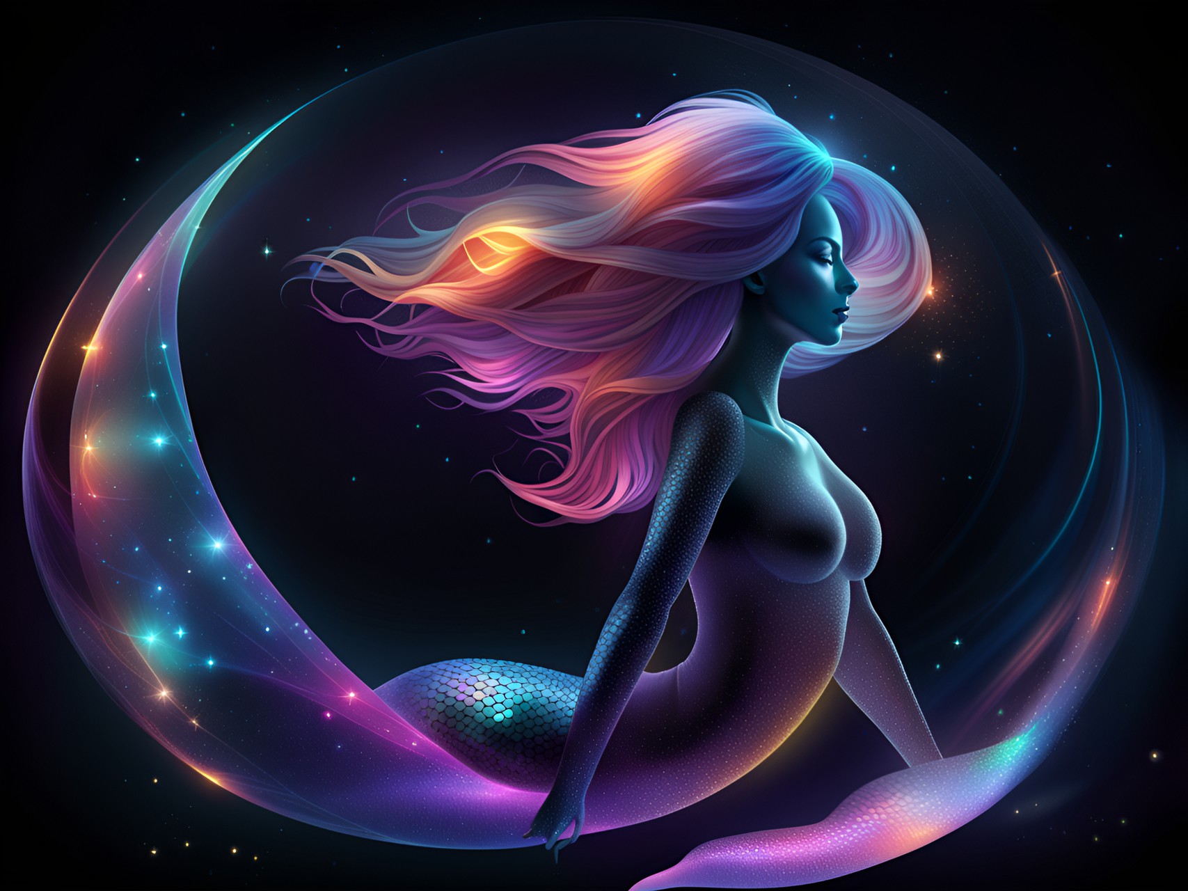 Mermaid...In...Spaaa - space mermaid? space mermaid. preview