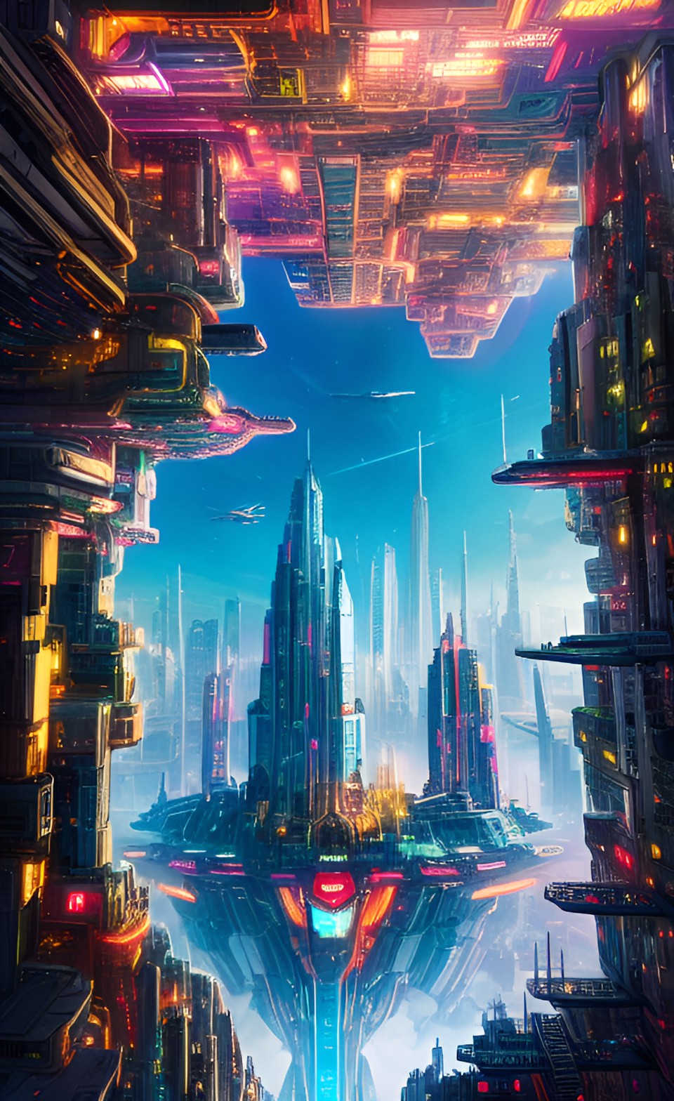 futuristic city preview