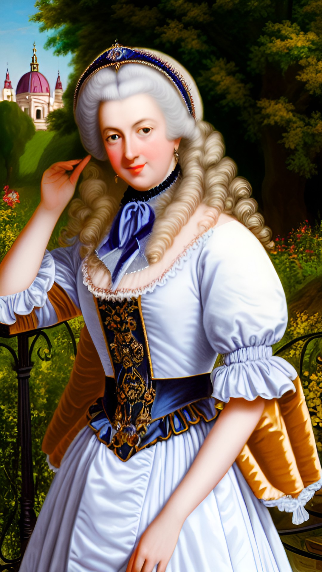 Herzogin - 18th century countess; background:  vienna preview