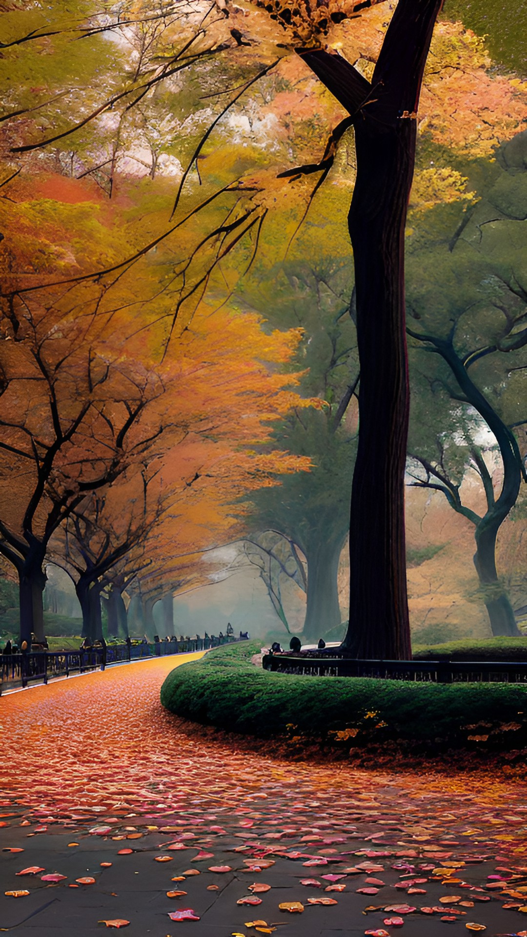 central park in the fall preview