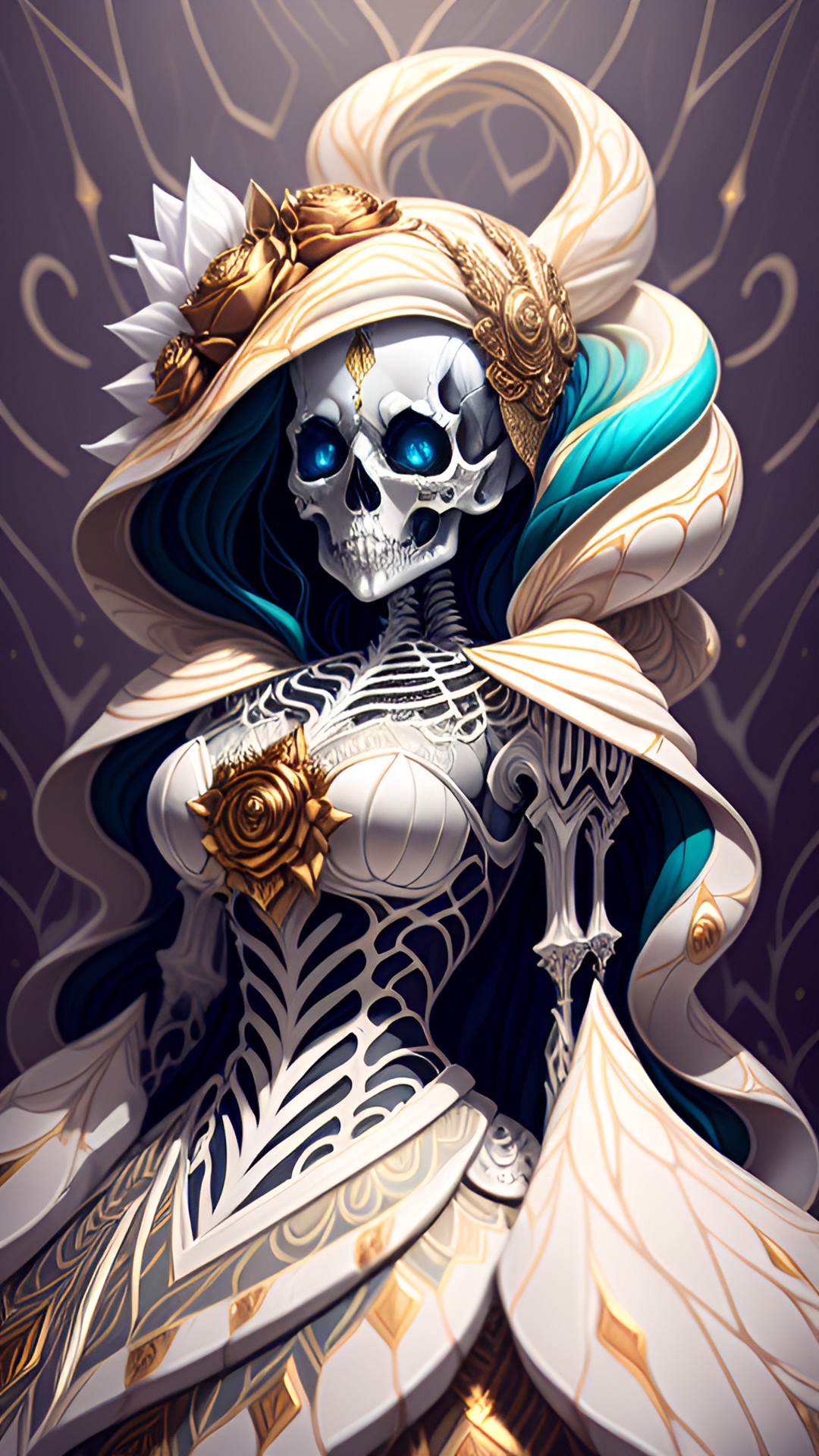 Special day - skeleton on her wedding day preview