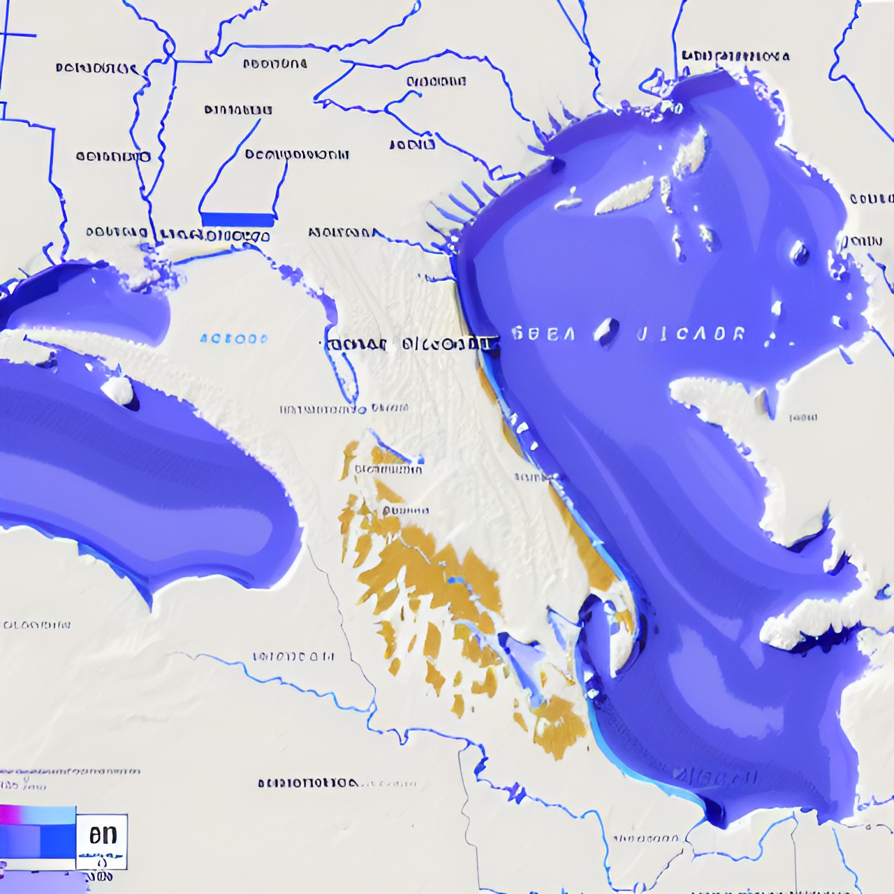 Caspian Sea v3 - sea level rise preview