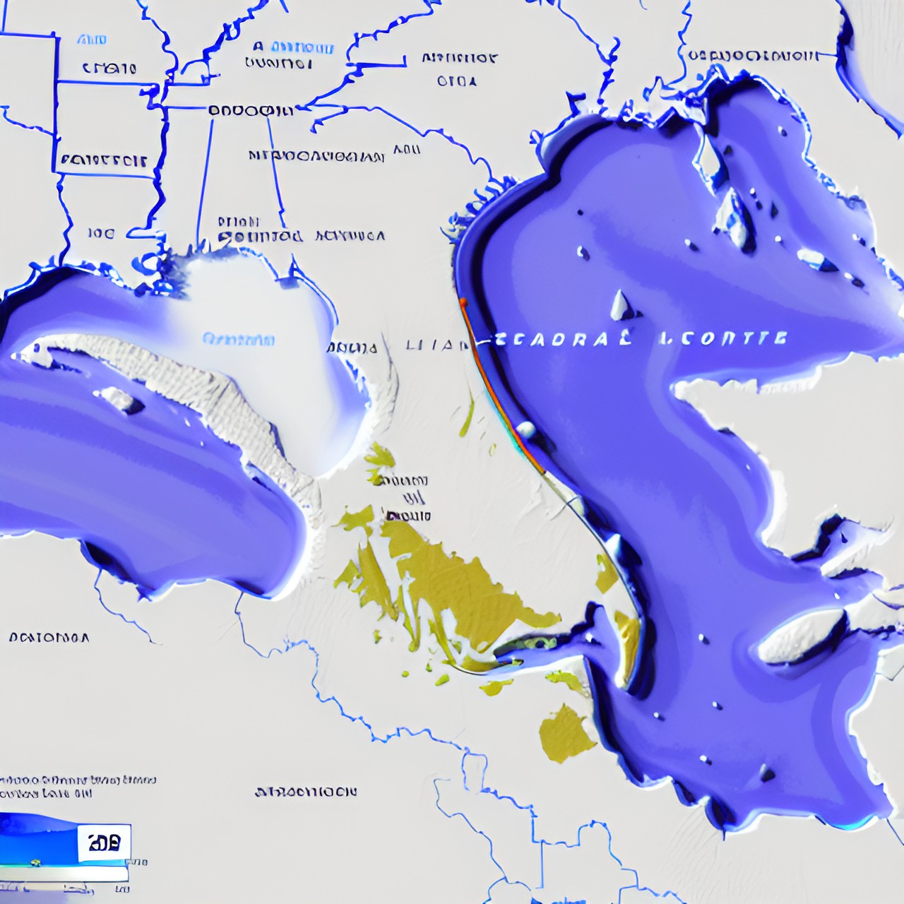 Caspian Sea v4 - sea level rise preview