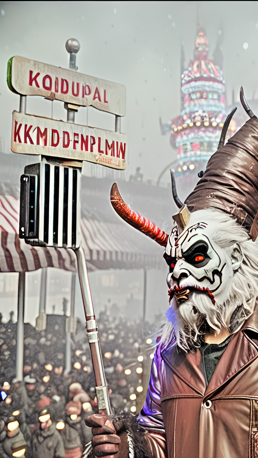 krampus in bladerunner preview