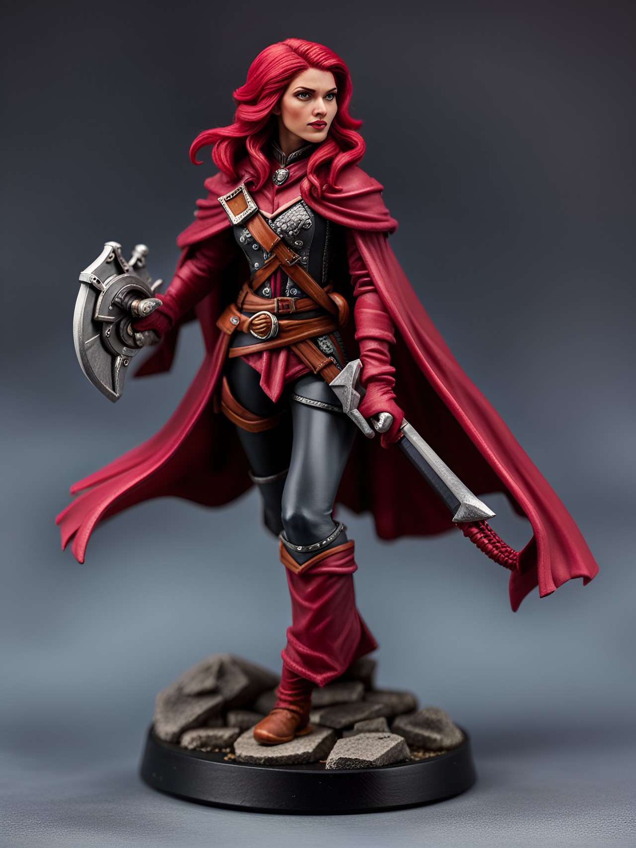 dnd rouge heroine miniature preview