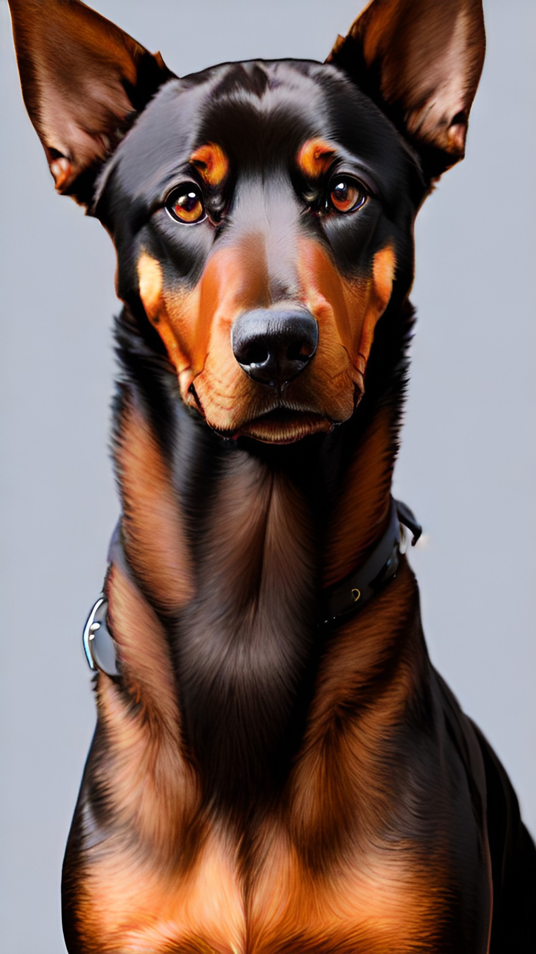 a brown doberman named rika preview