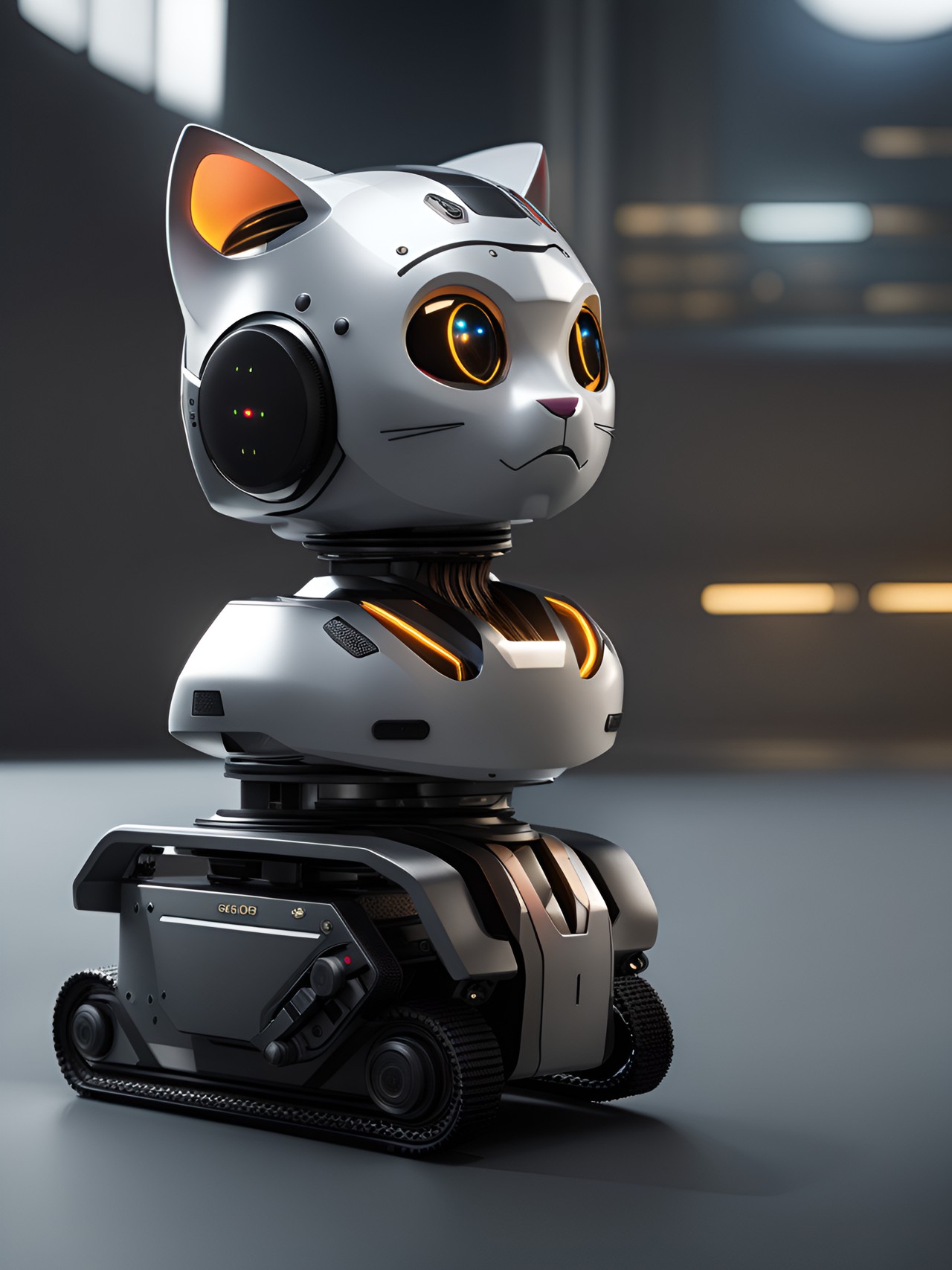 cat-bot 3000, uhd, 8k preview