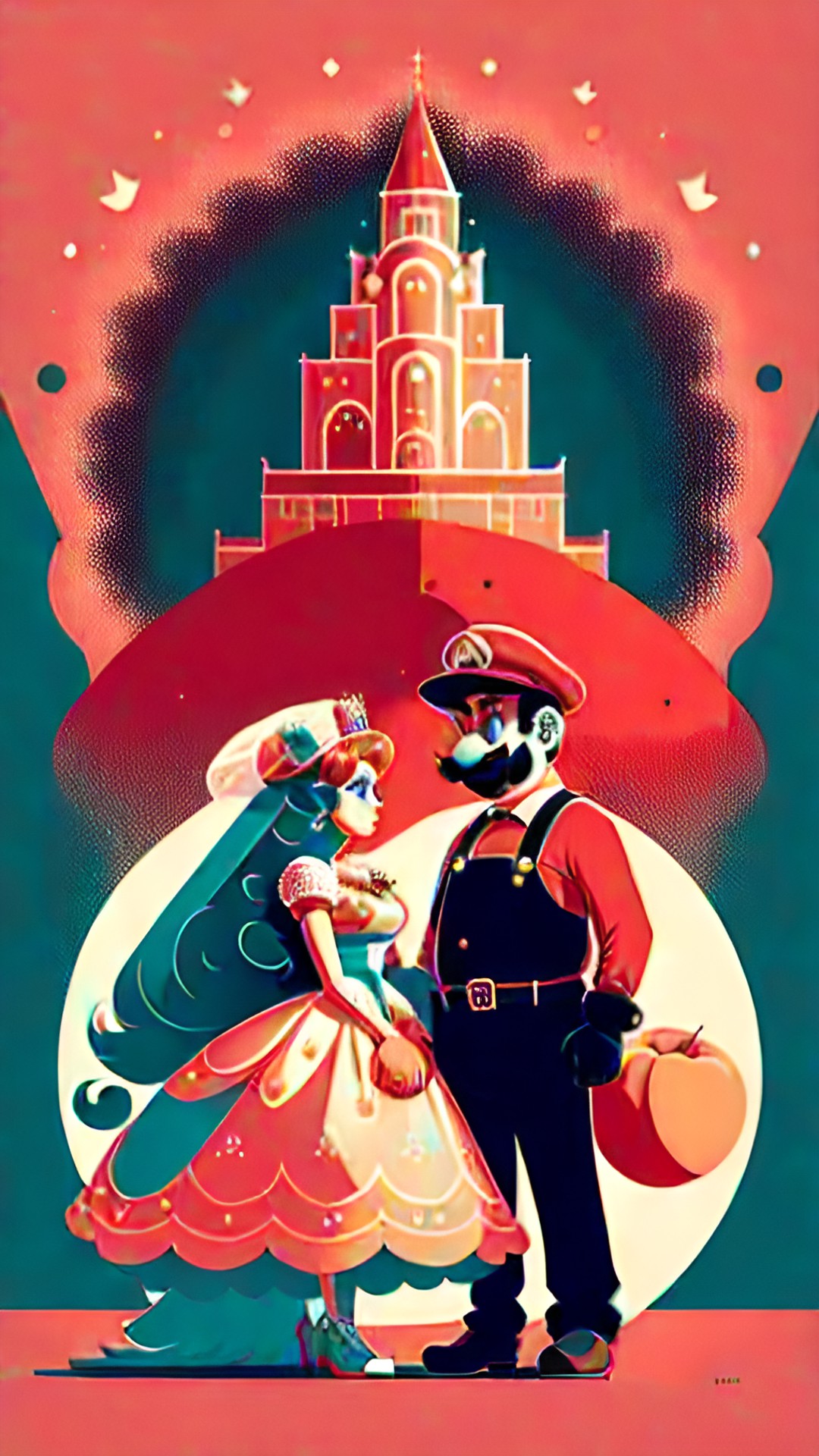 mario and peach wedding preview