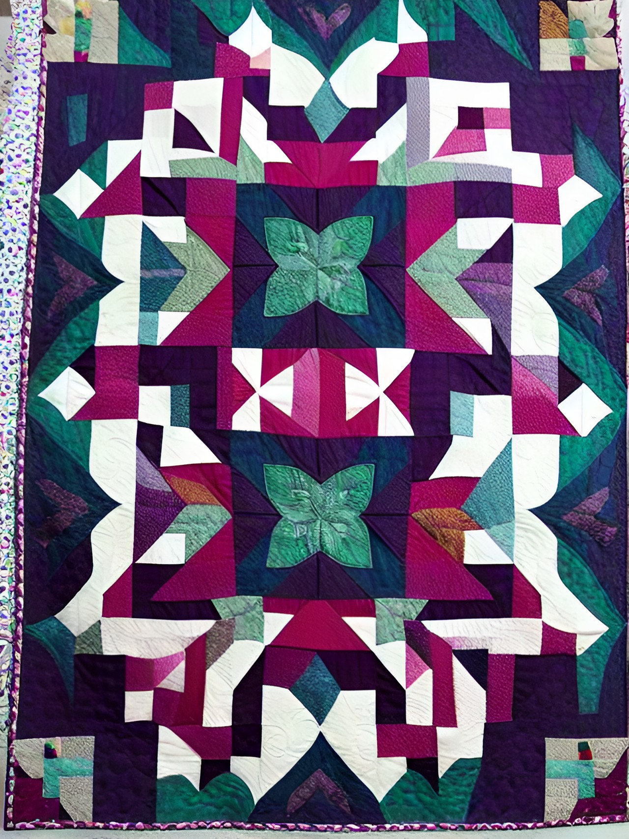 quilt in jewel tones preview