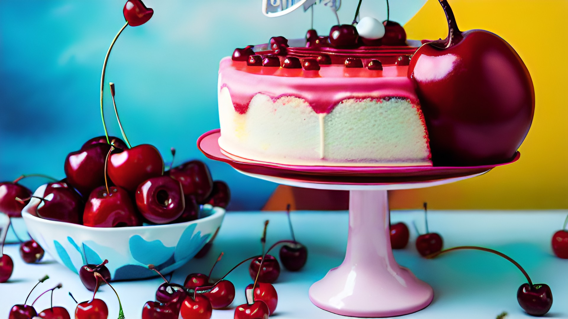 Fancy Jimmothy - cherry bomb cake preview