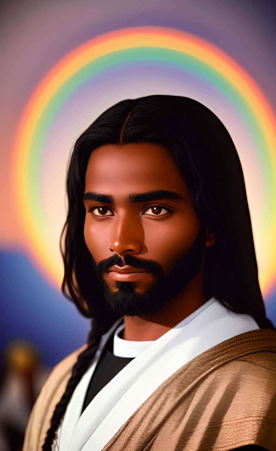 dark complexion jesus at baptism preview