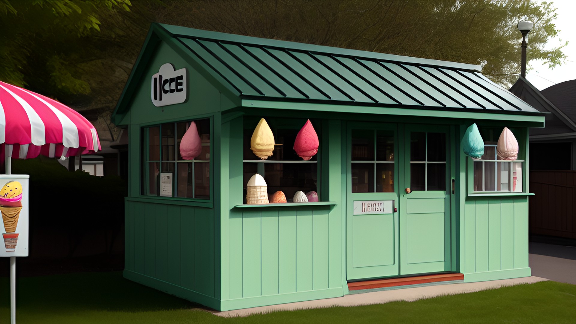 ice cream shop - ice cream  van preview