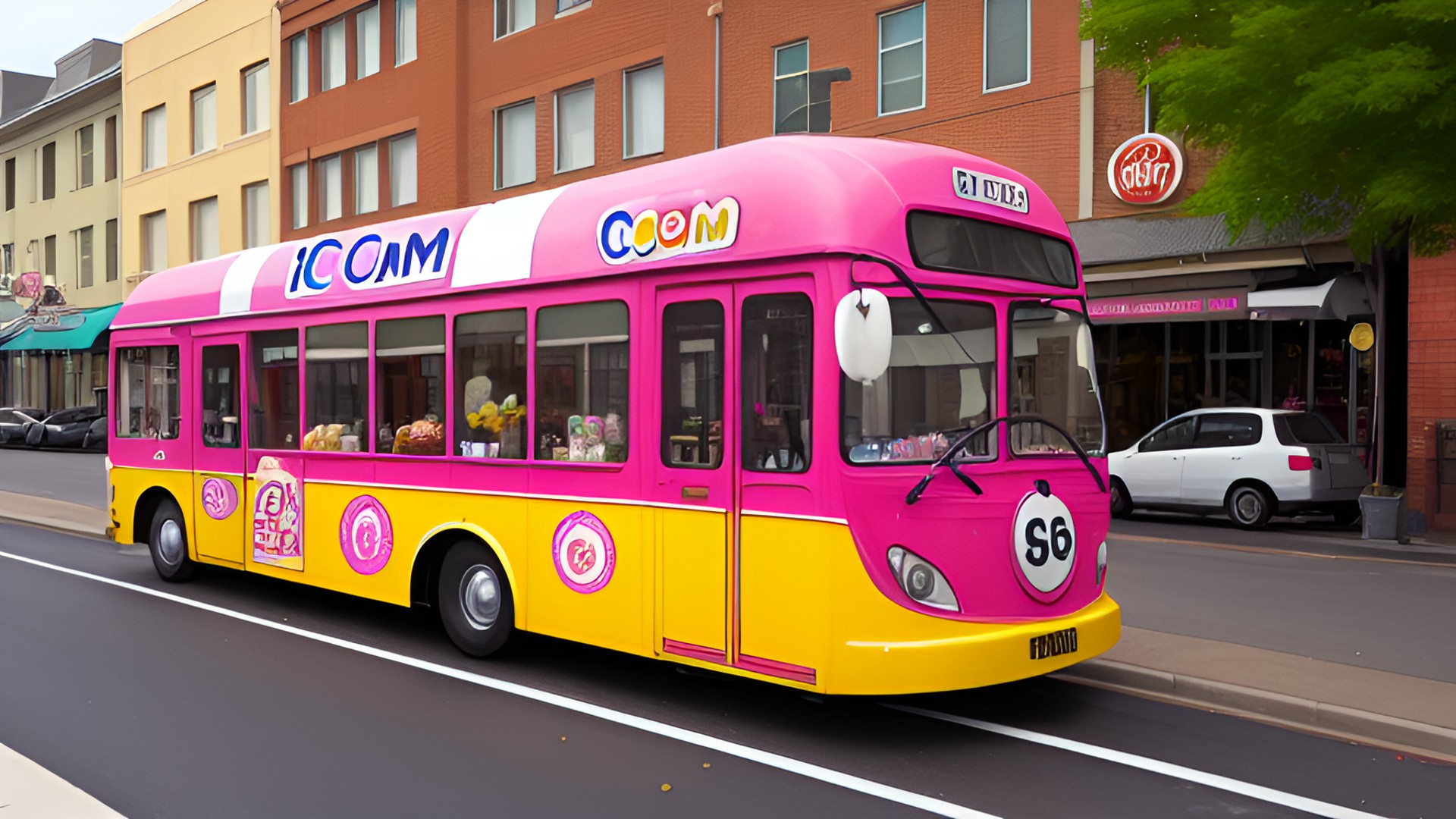 ice cream bus - ice cream van preview