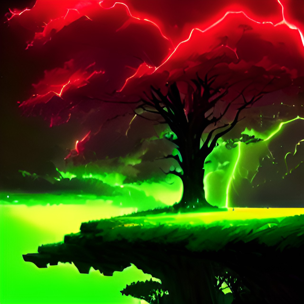 Emotions - lightning tree preview