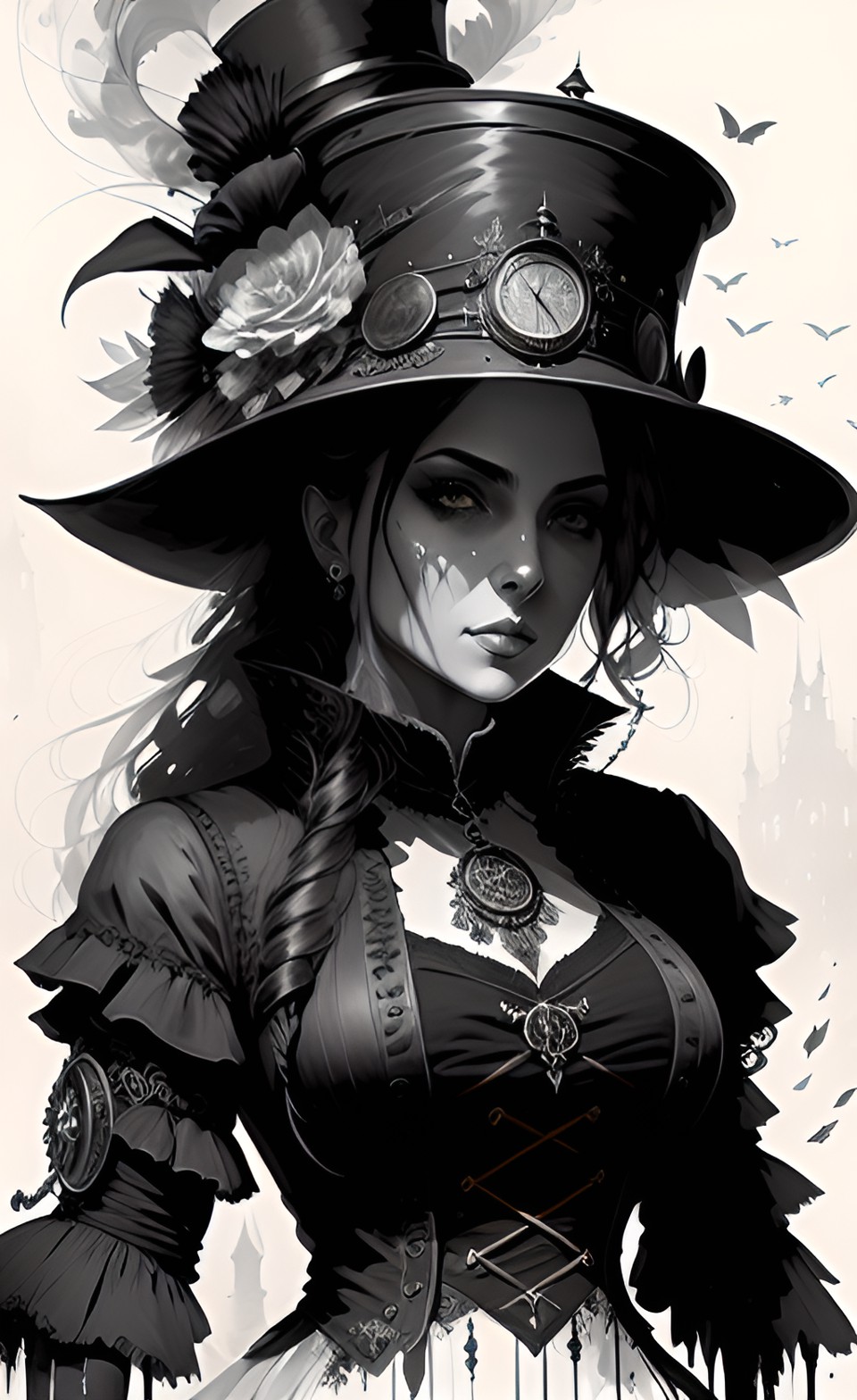 Witch of Old London - steampunk witch; victorian era preview