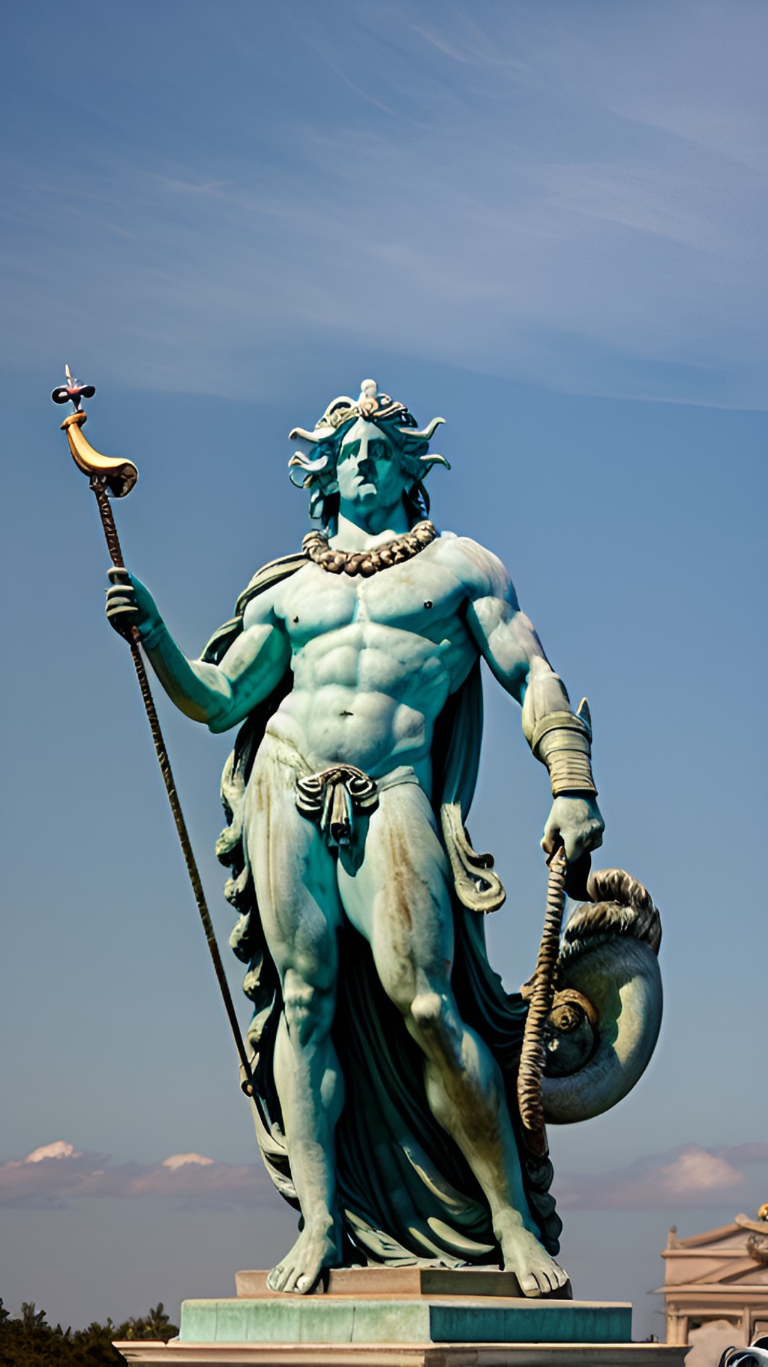 full statue of neptune preview