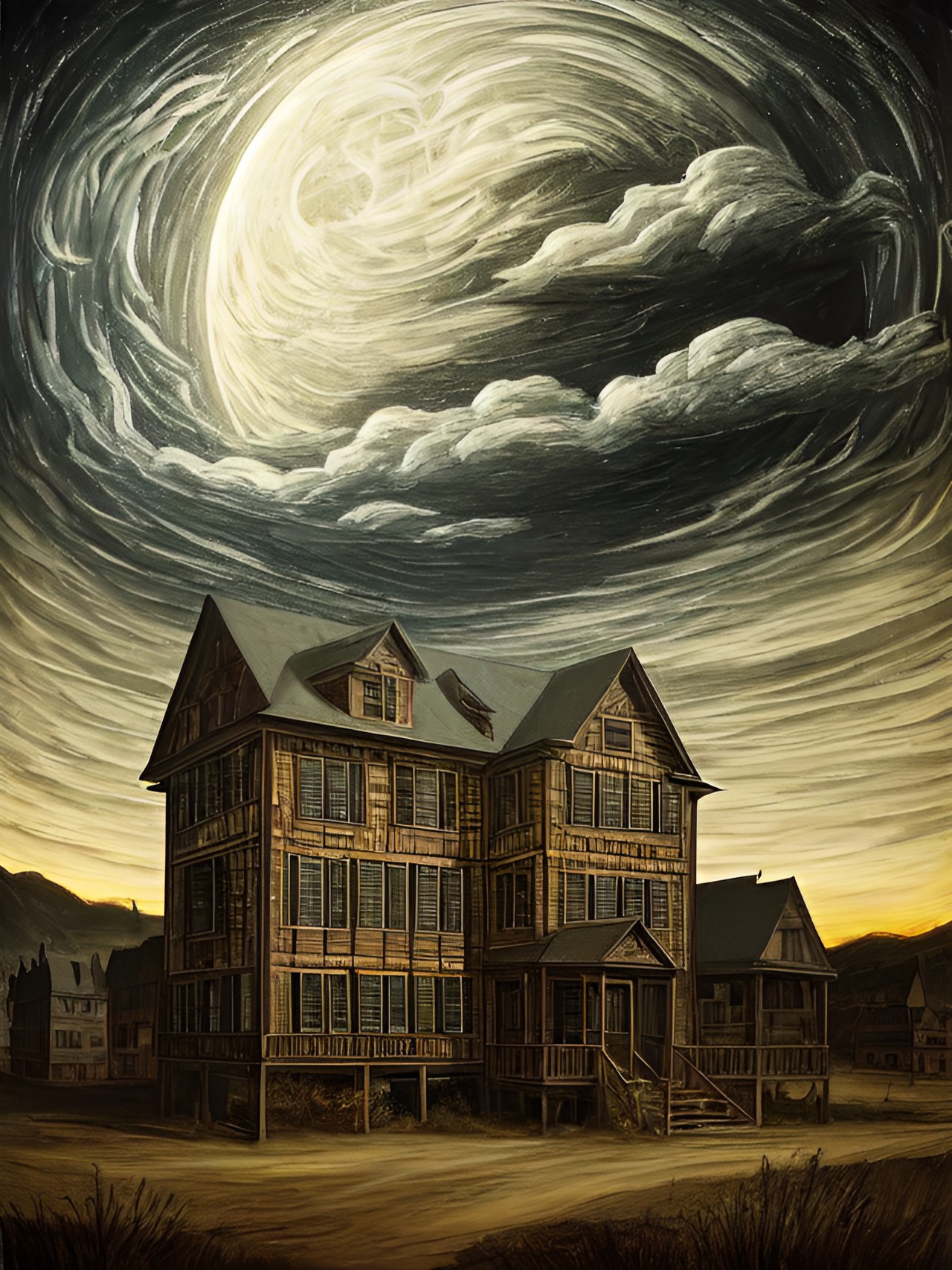 if da vinci illustrated stephen king’s novel “shadows” 🏕️🌙🌻🏚️🕳️🌌🪨☁️🫧🍃🌌🏘️🌉🌁⛩️����️🫙,marker,concept art,rendering,half blueprint, trending on artstation,bruege,gloomy,fantasy, preview