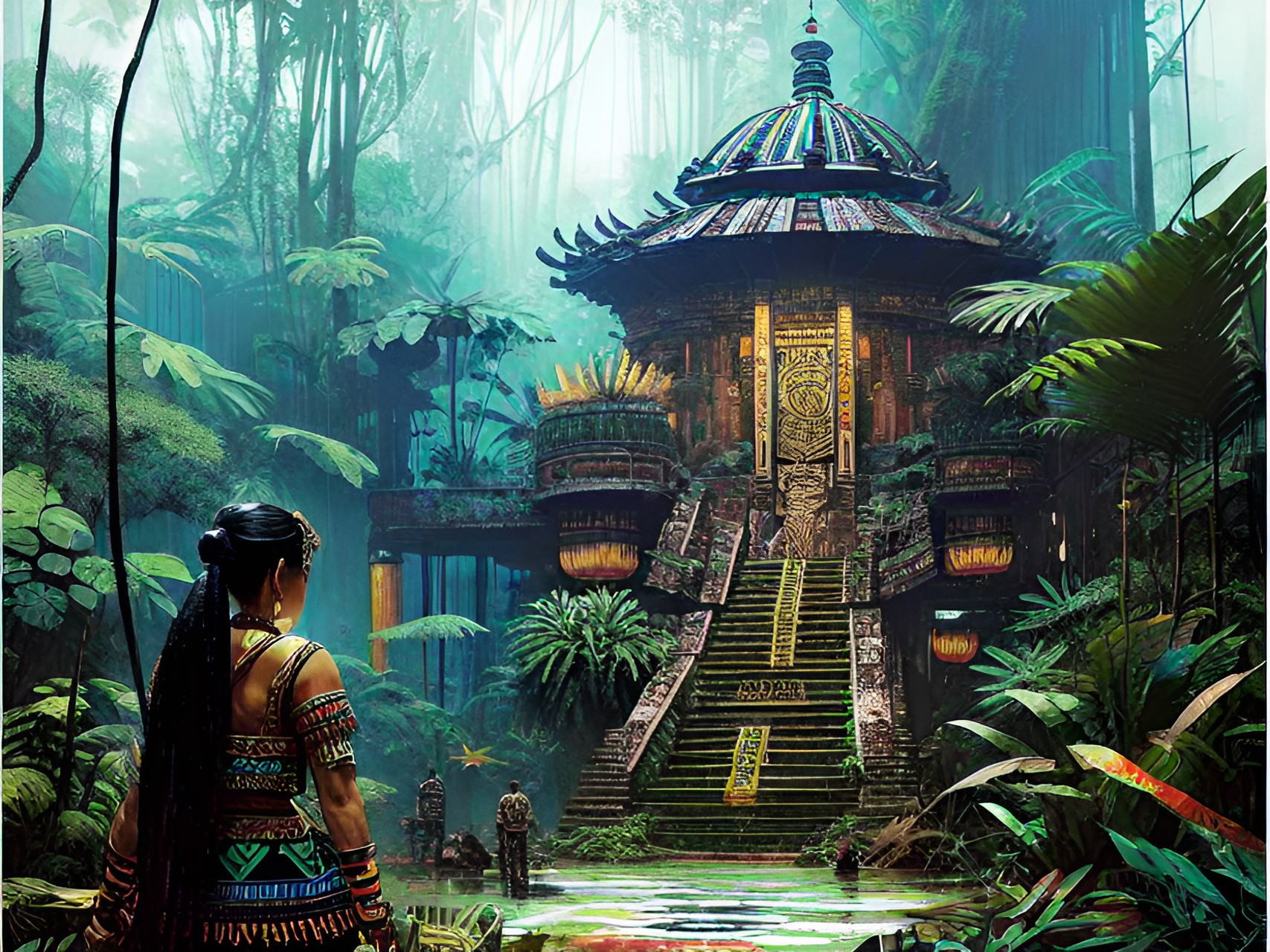 Aztec Chief House - rainforest aztec kingdom preview