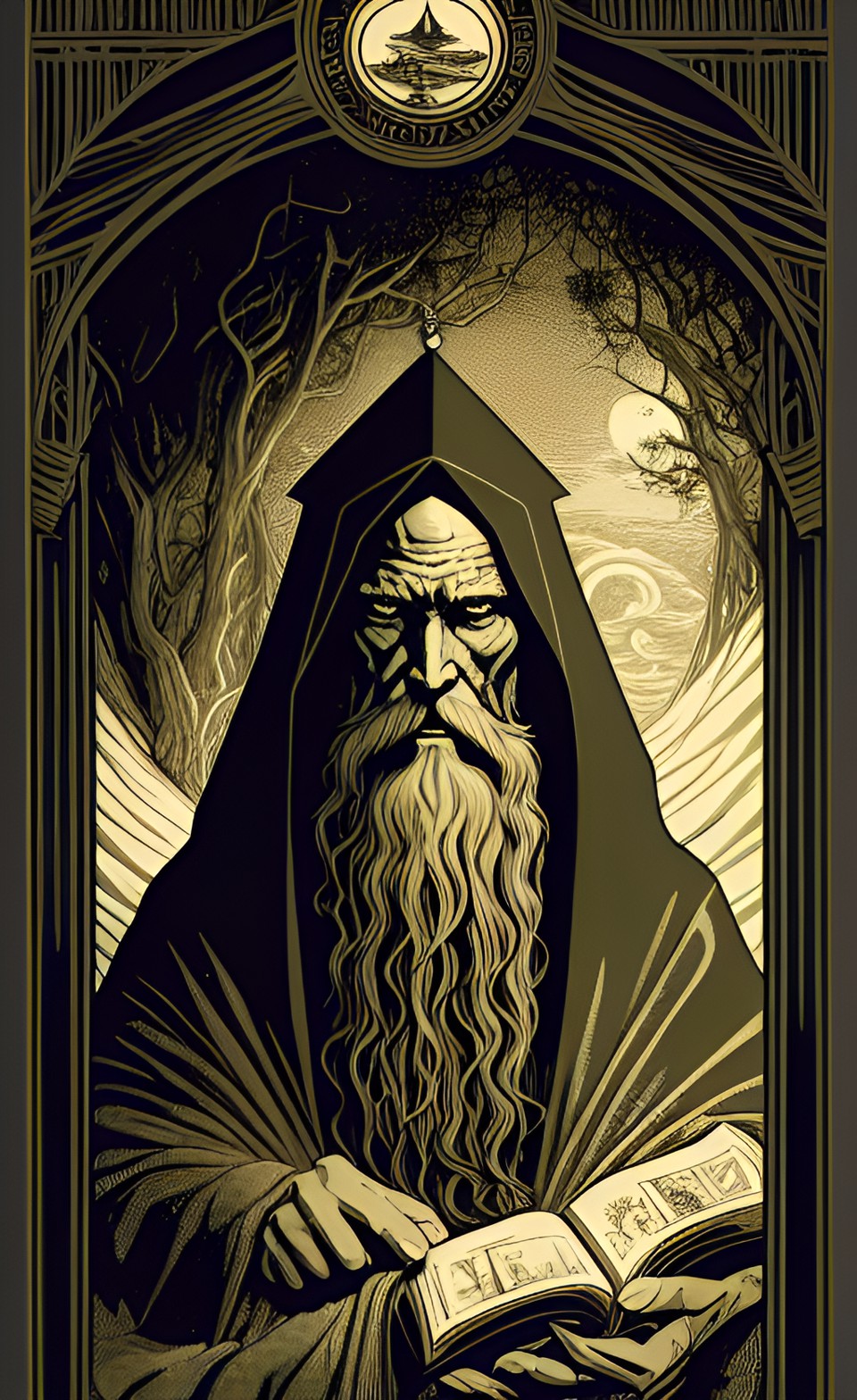 IX The Hermit - the hermit tarot card preview