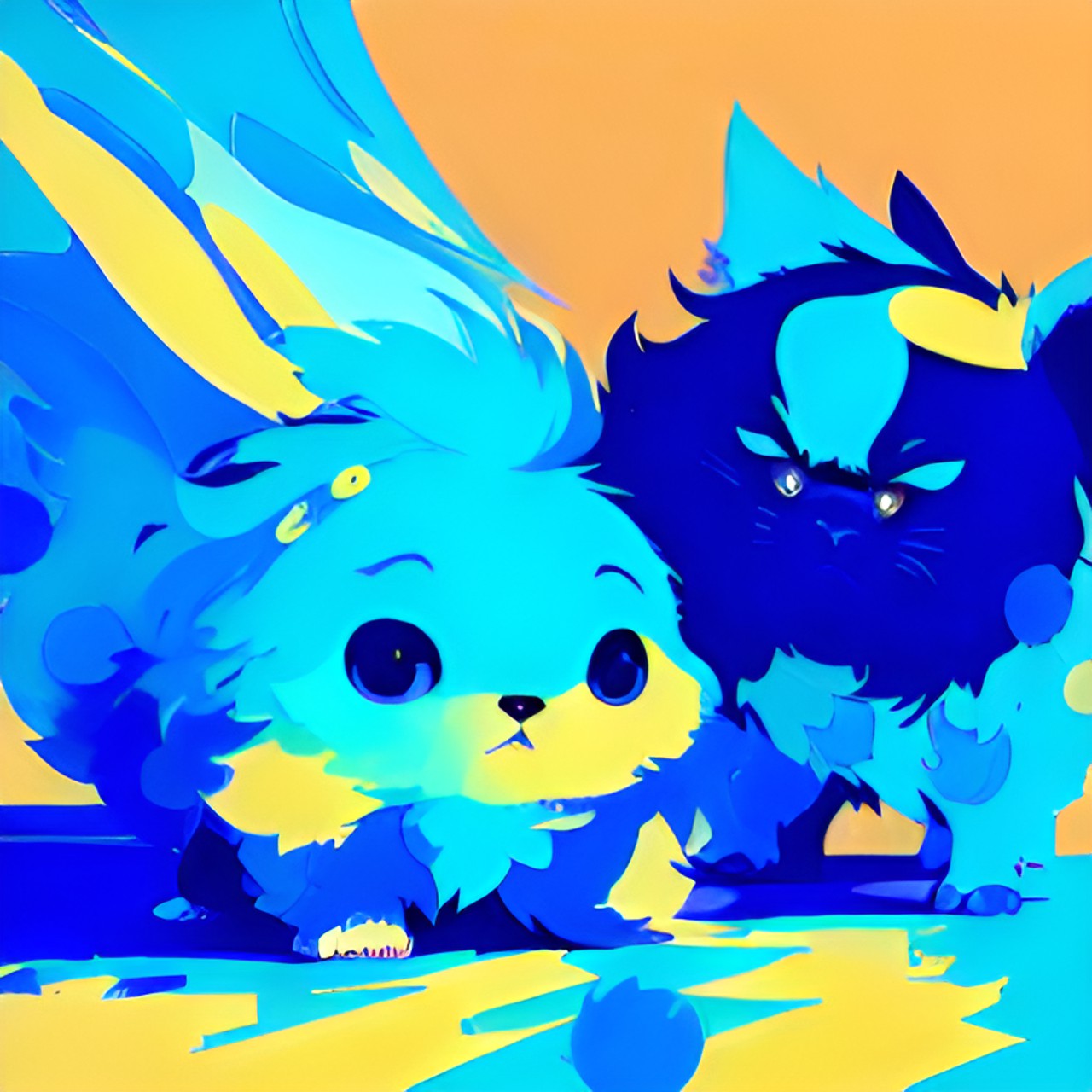 Fluff balls - happy little fluff balls preview