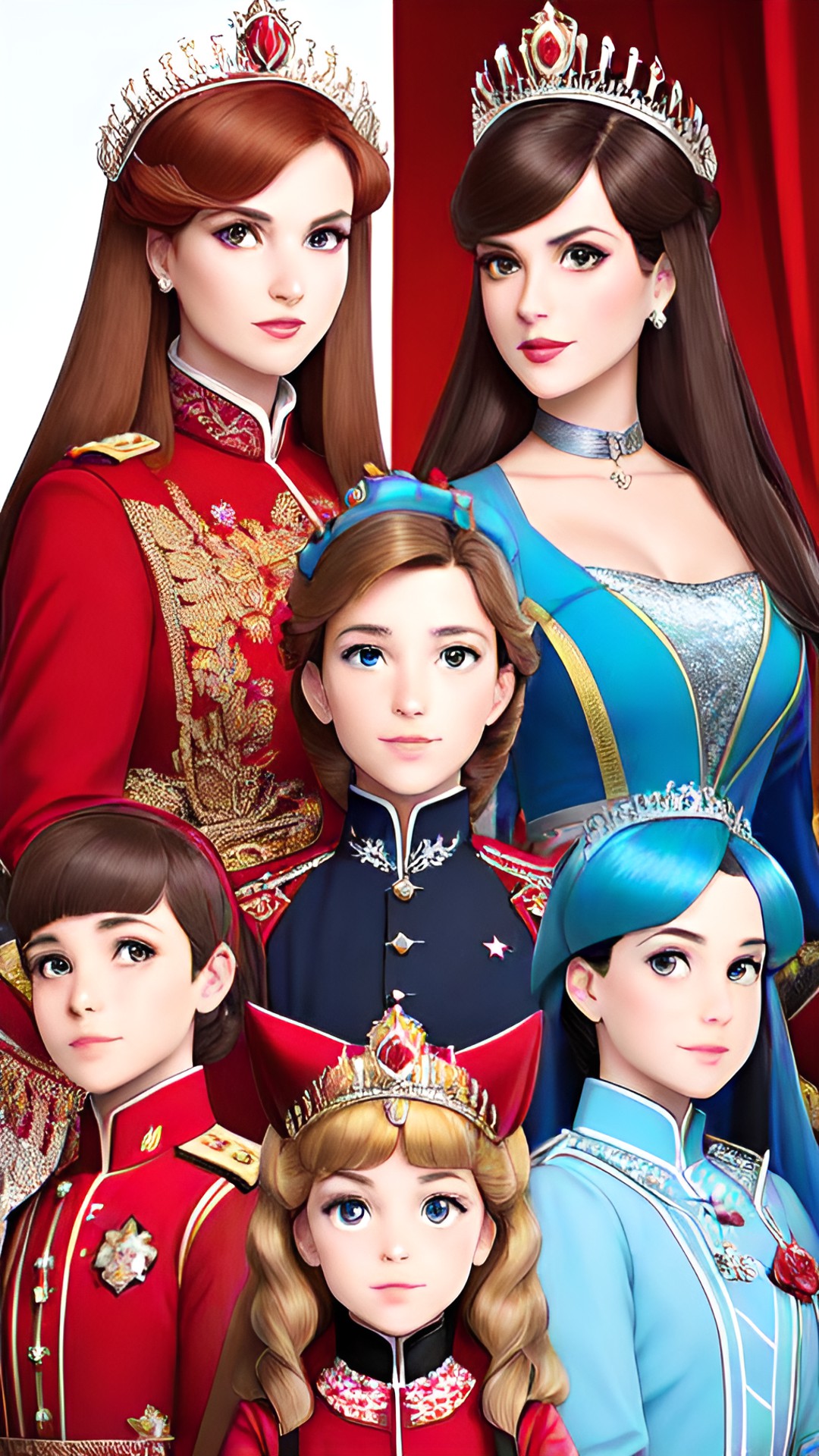 princesses of the new monarchy, bright and bold, sly and cunning, sweet and cute preview