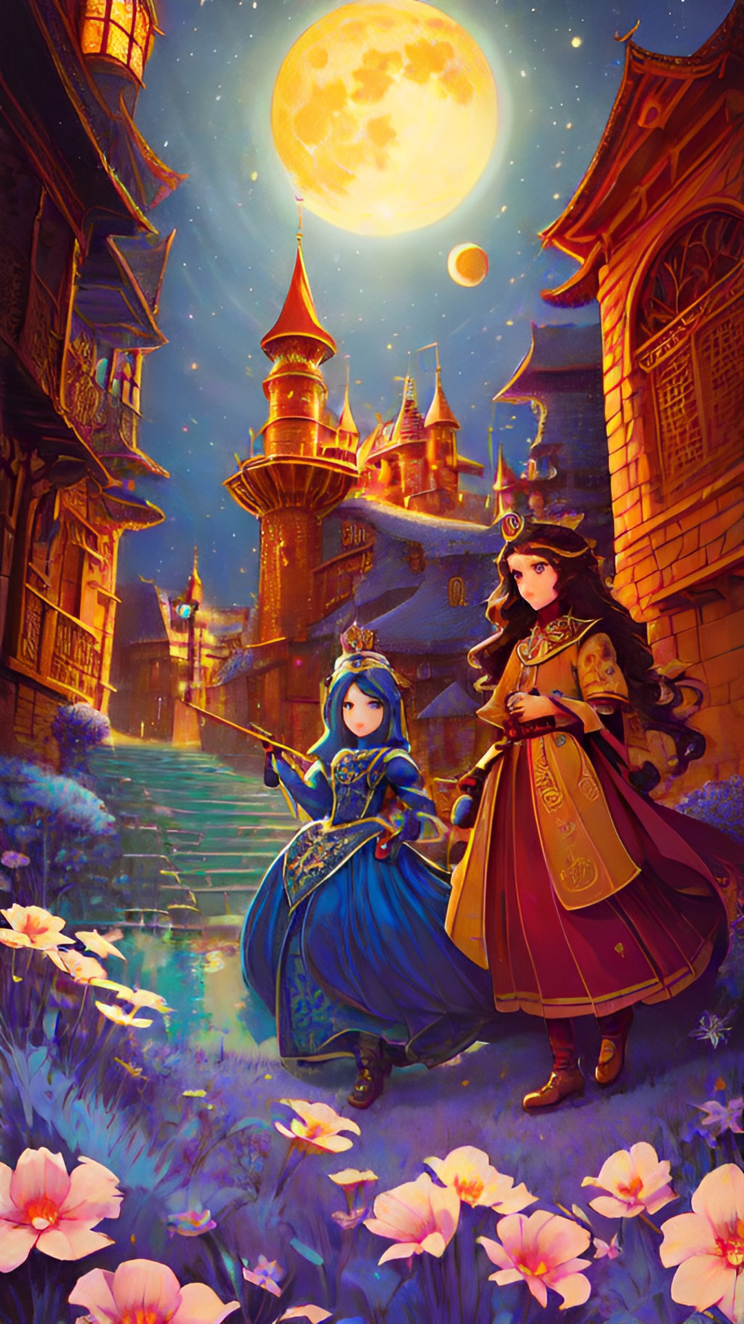 princesses of the moon court, bright and bold, sly and cunning, sweet and cute preview