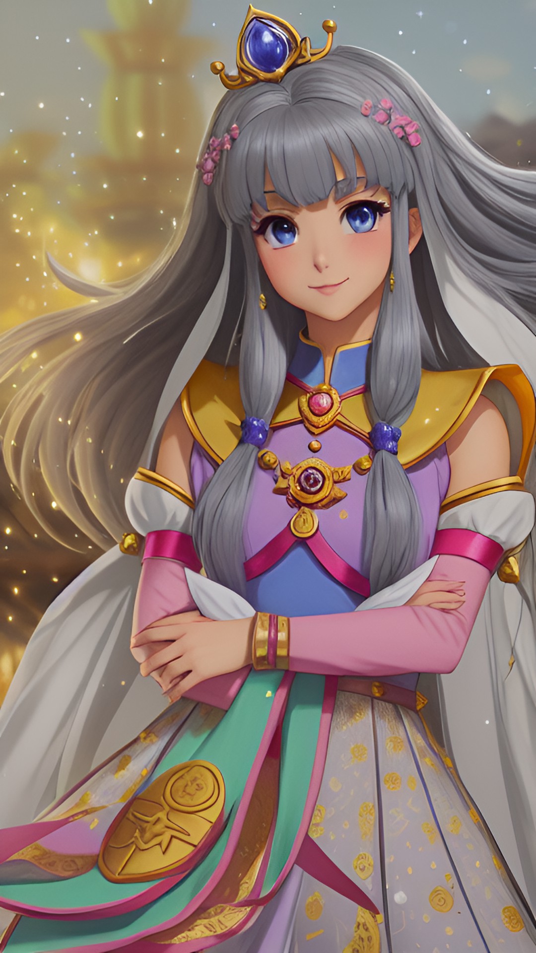 princess of the moon kingdom, bright and bold, sly and cunning, sweet and cute preview