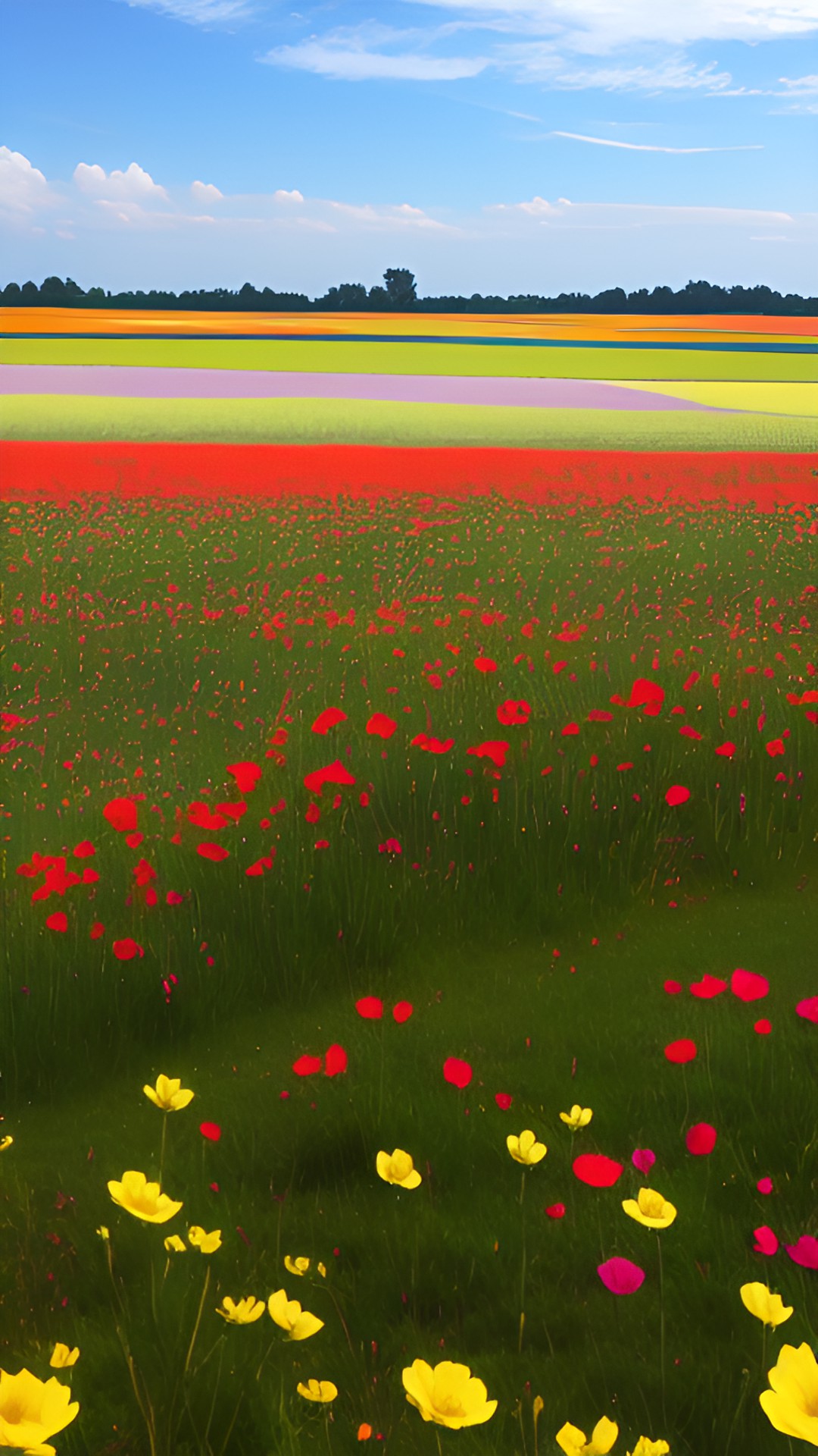 a blank field of flowers preview