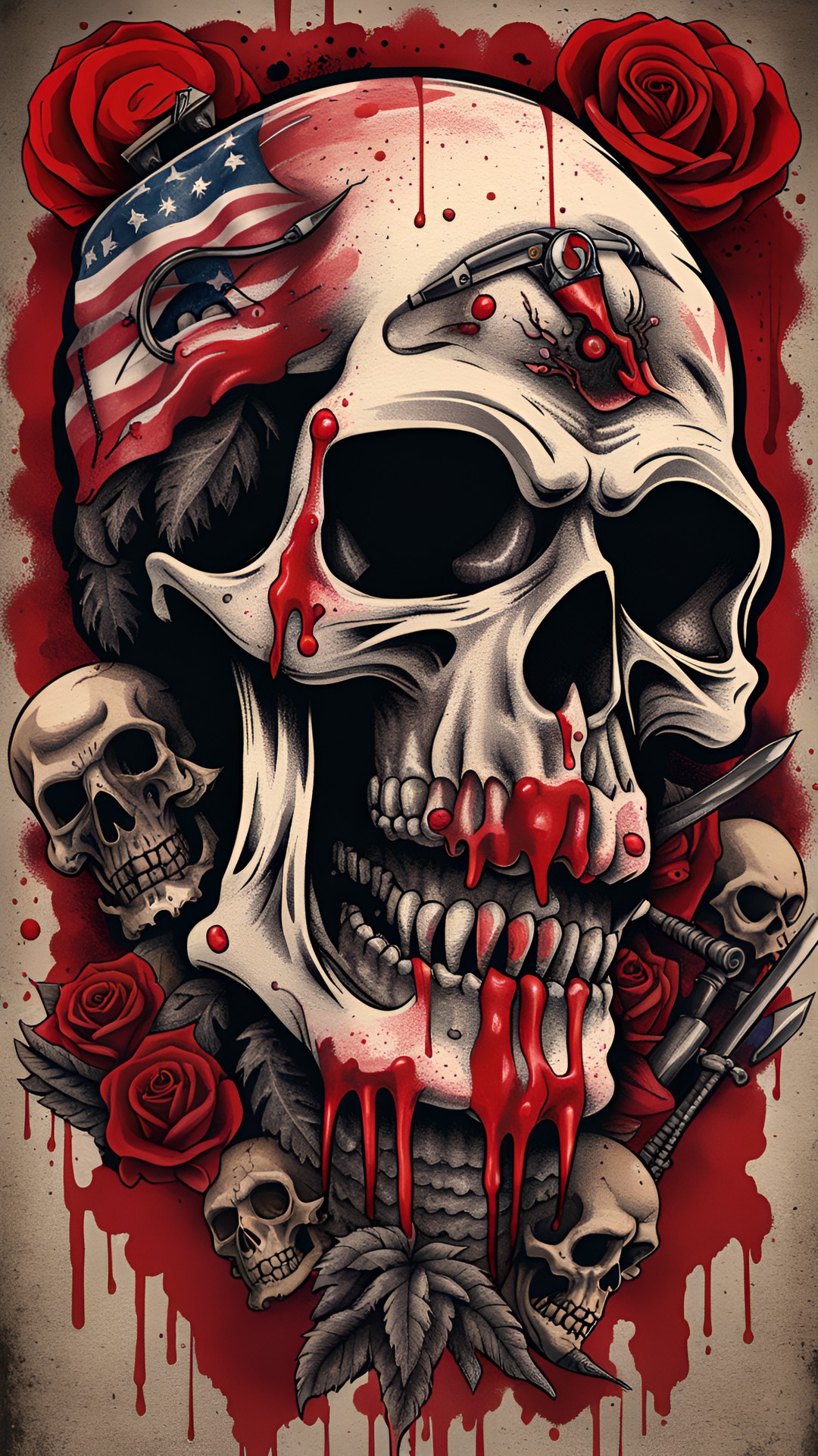 deathsquad armageddon bloody nightmare pop-punk tattoo skull preview