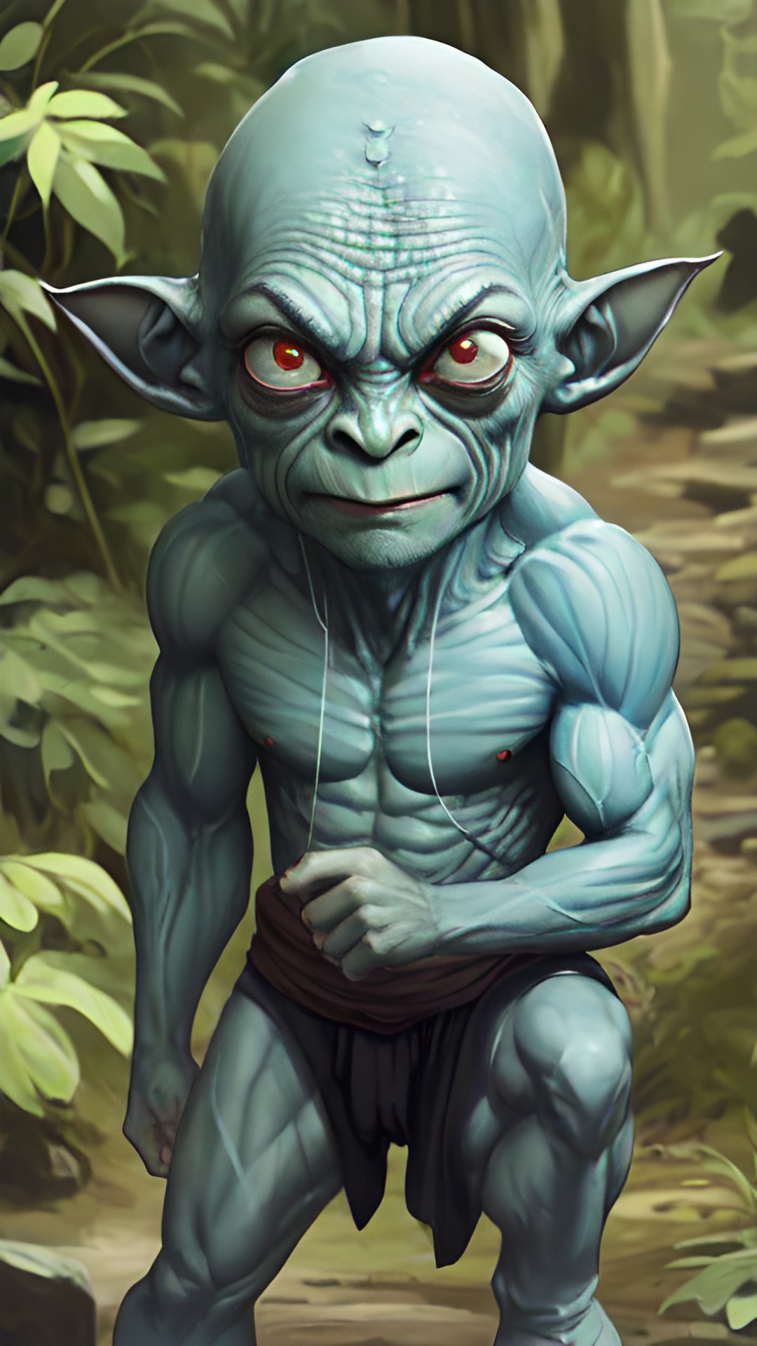 Bollum - buff gollum, preview