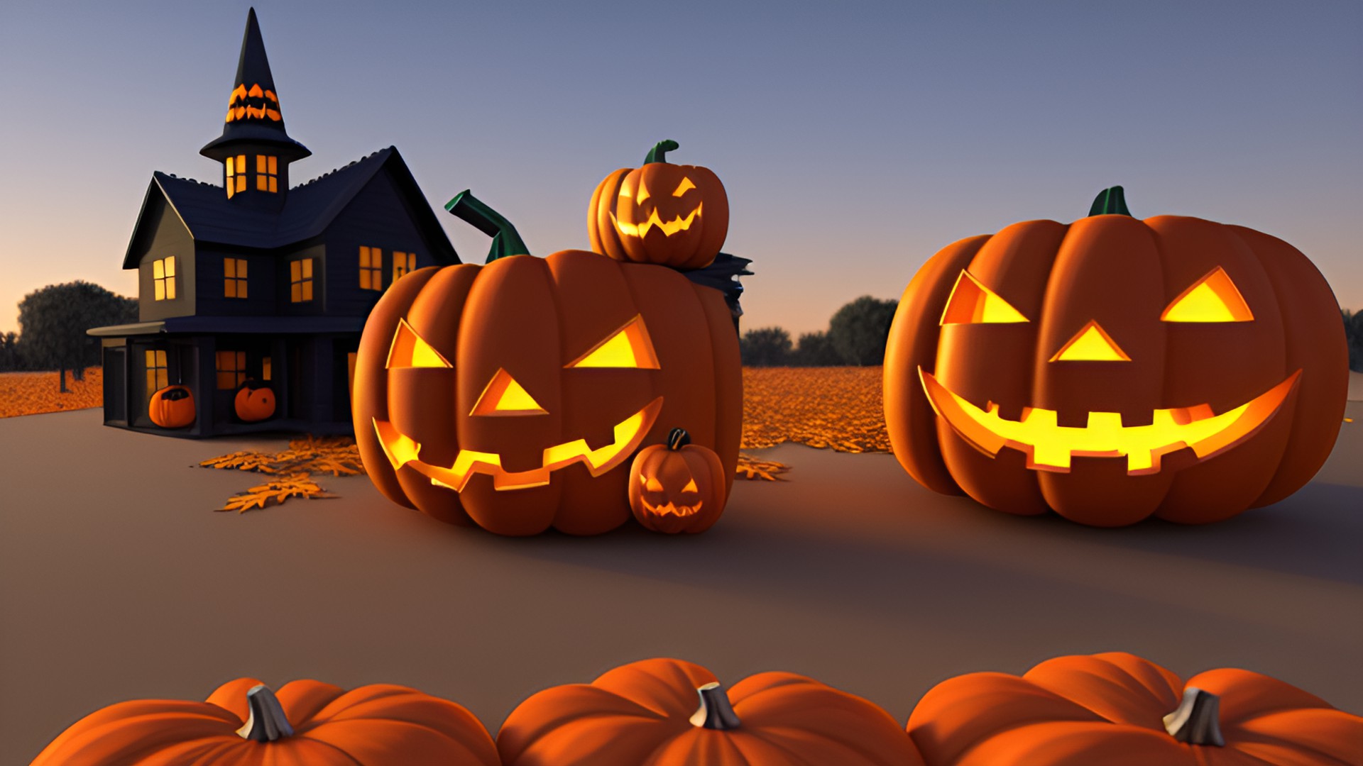 3d puffy halloween preview