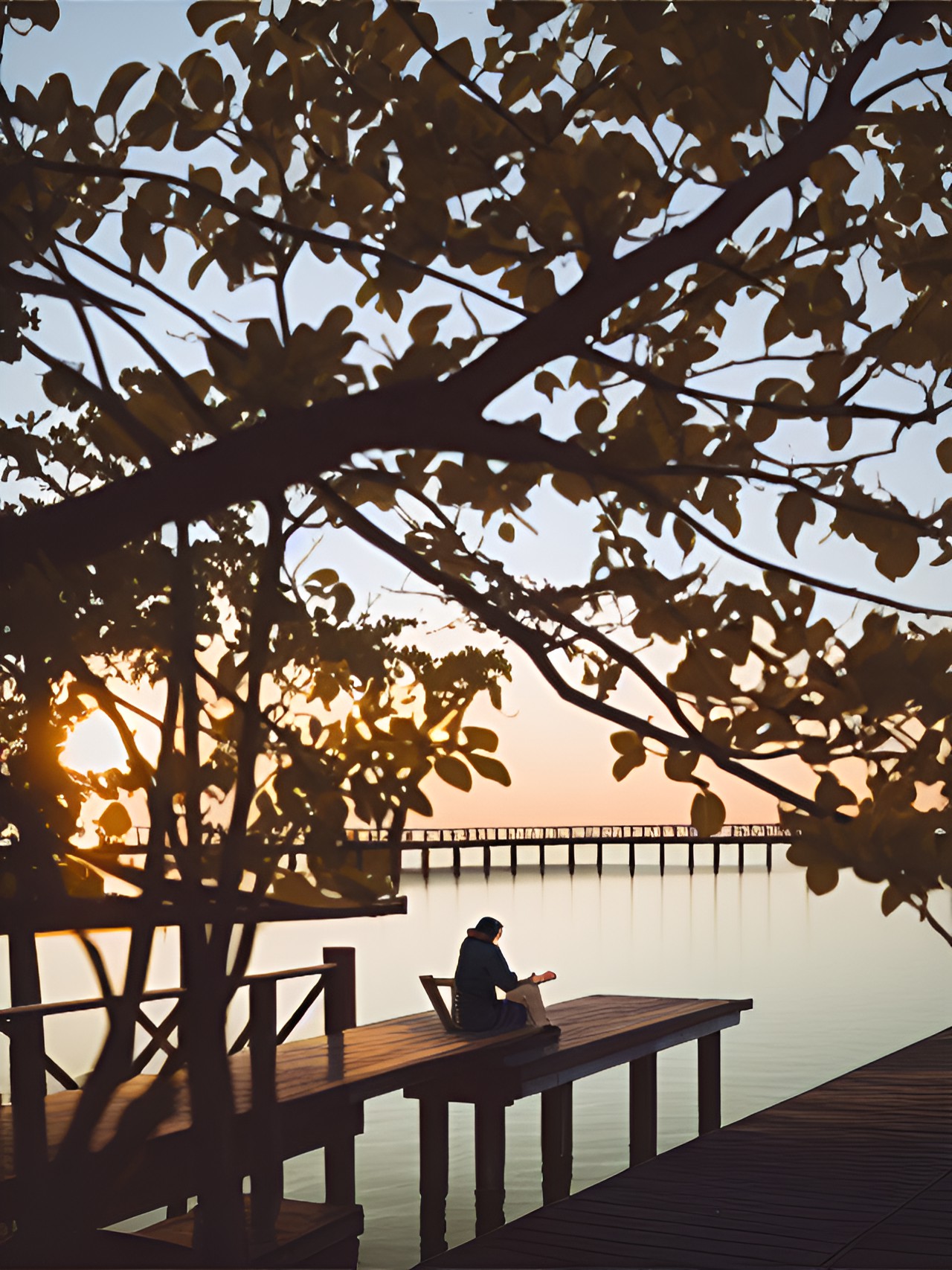 sitting on the dock of the bay preview