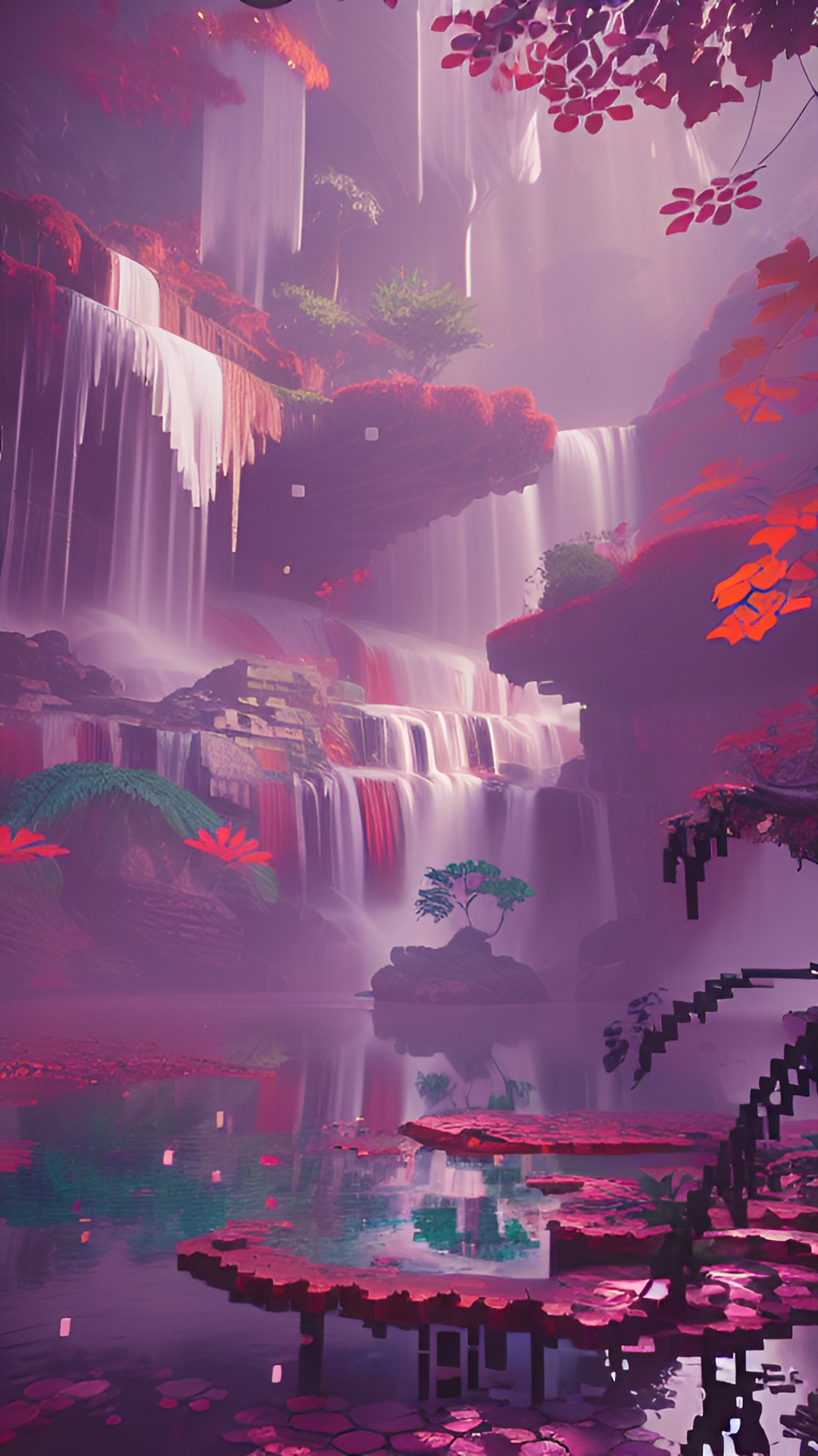 water fall pixel art preview