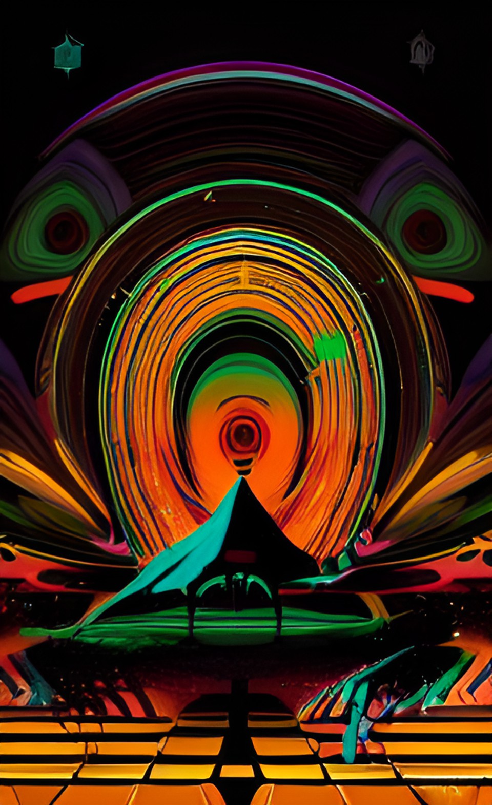 arches 5 - arches, saturn, psychedelic, poster art preview