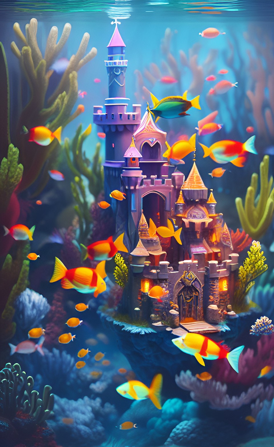 5858 - underwater castle preview