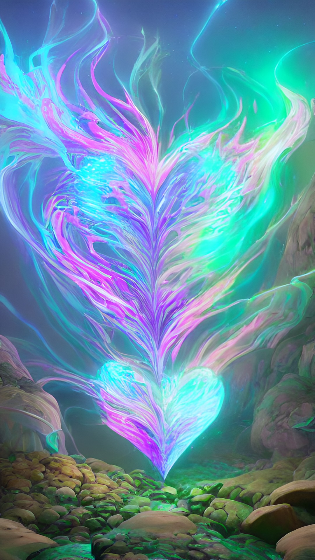 Fractal Flame Heart4 - fractal flame heart preview