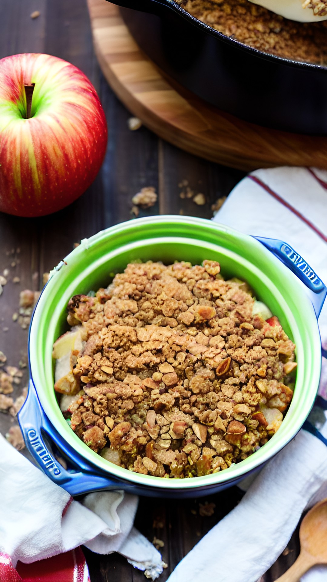 baking apple crisp in the middle of the night because my life is out of control preview