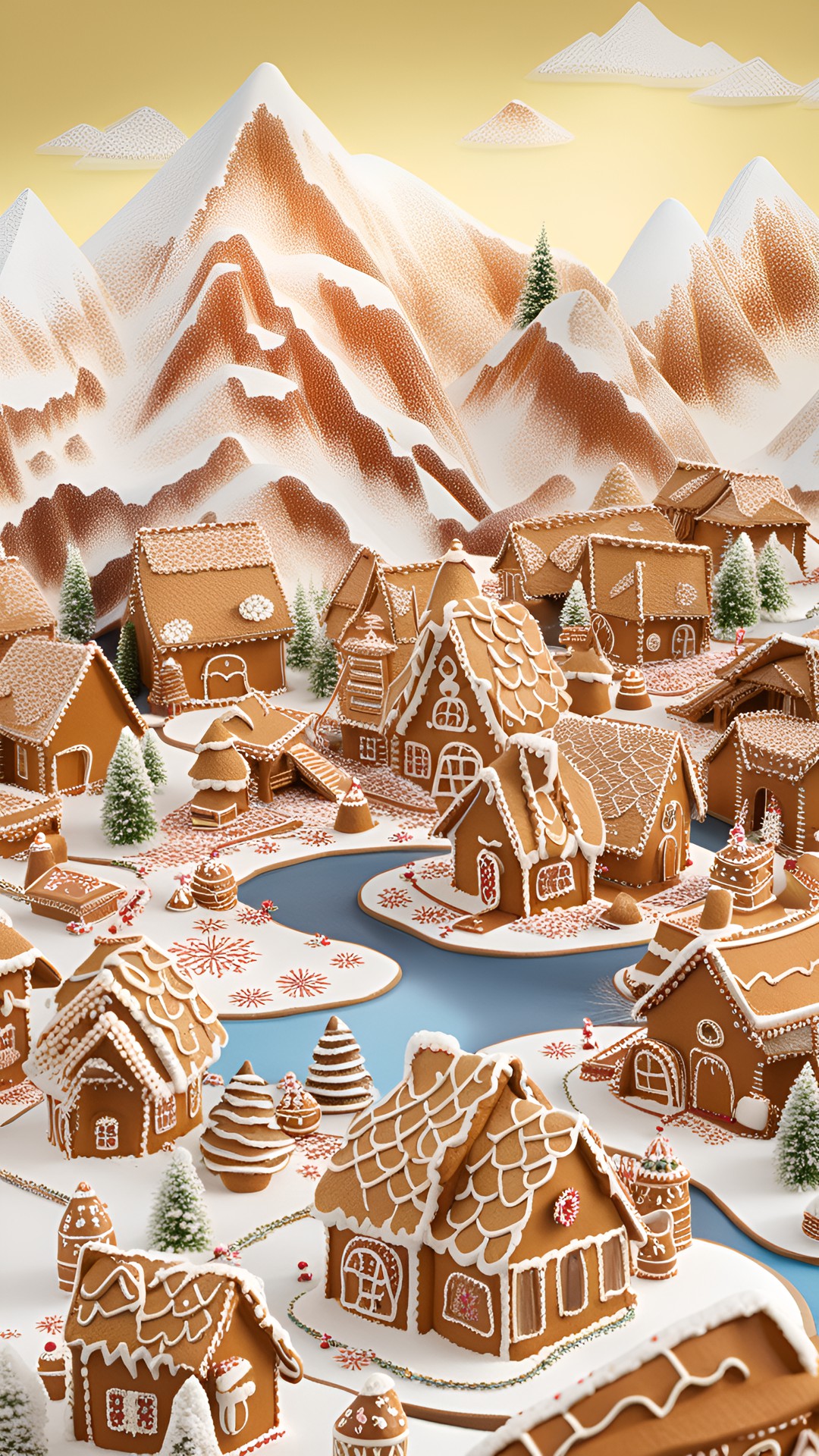 the mountains, gingerbread, preview