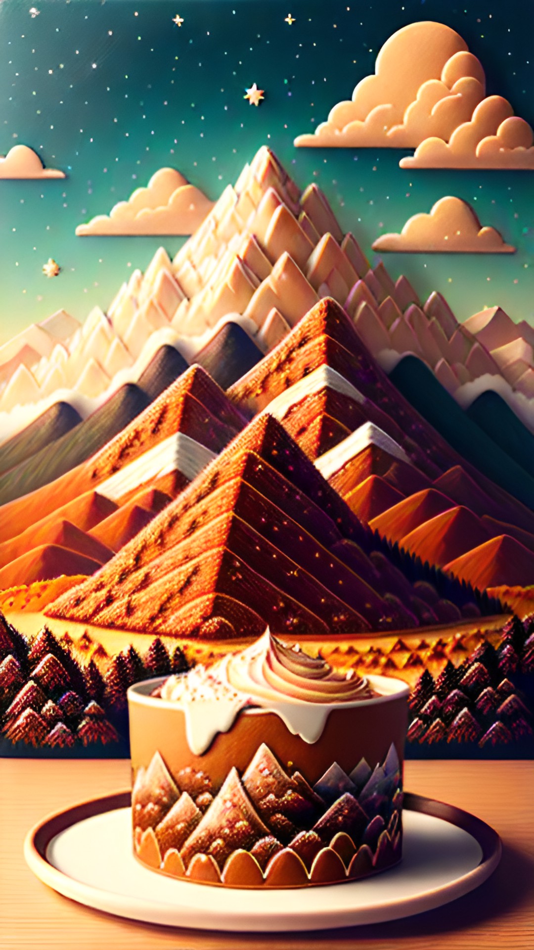 the mountains, gingerbread, preview