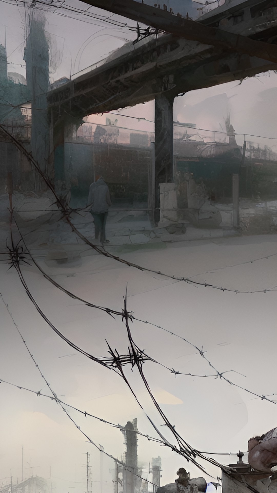 "....the razor wire around the perimeter of the compound  spoke volumes 
..." preview