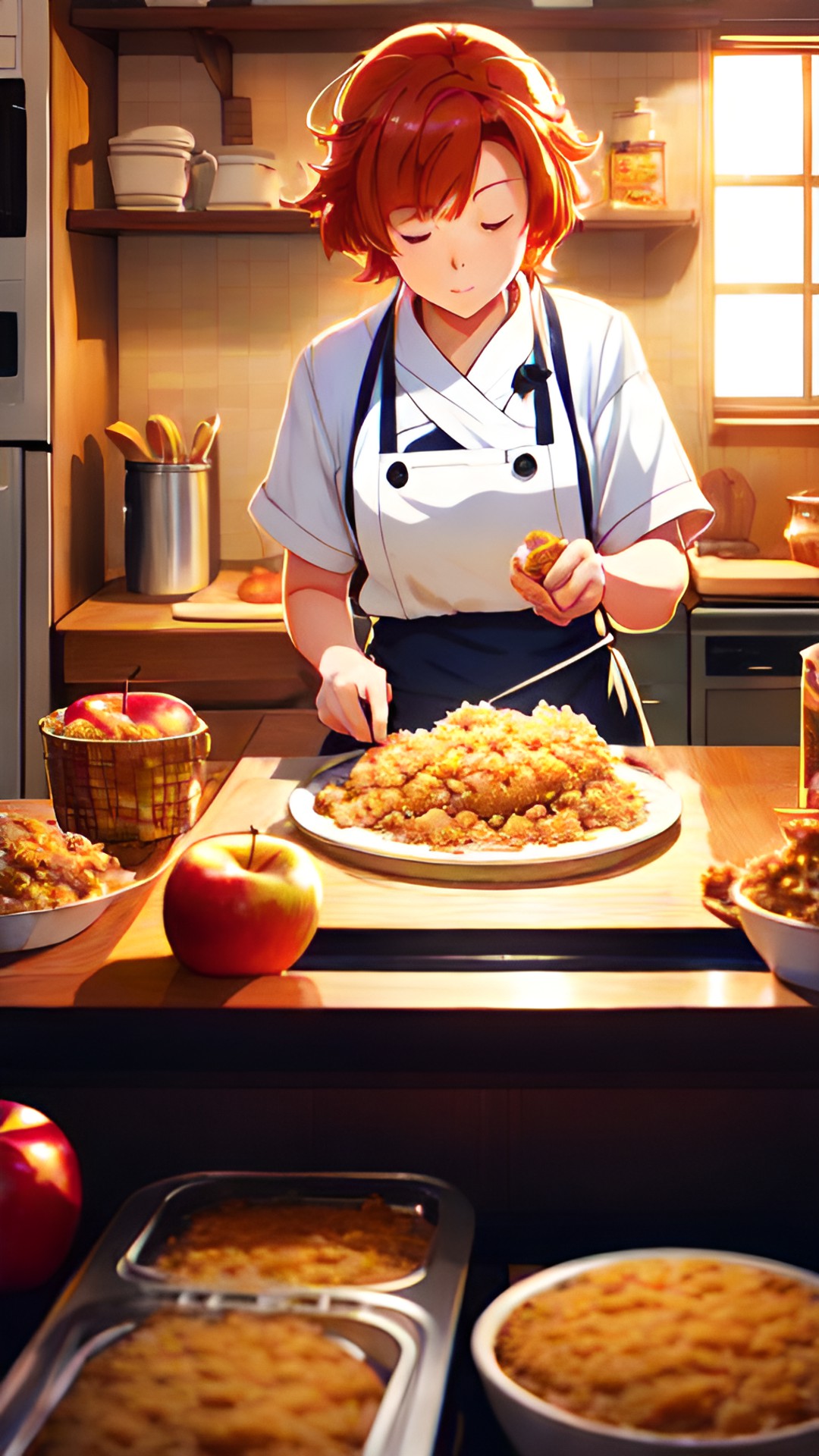 baking apple crisp in the middle of the night because my life is out of control preview