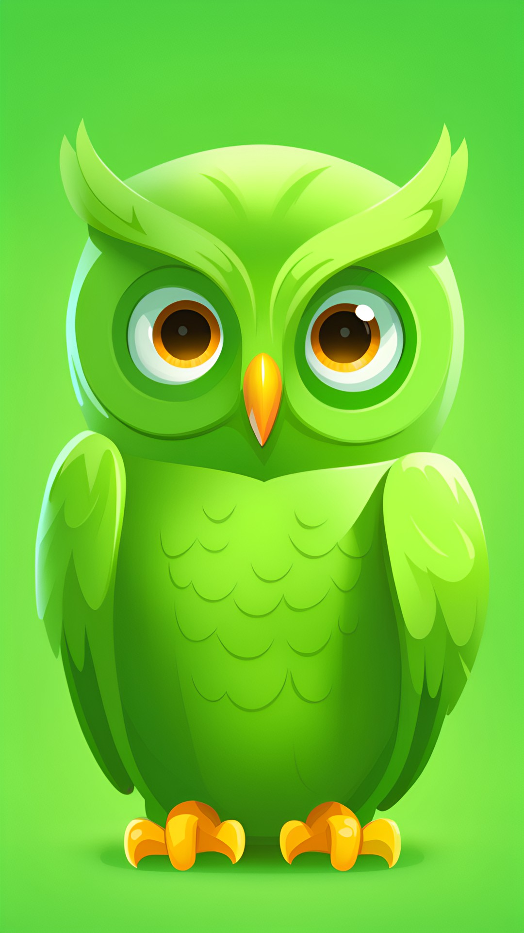 Practice French - duolingo green owl of shame preview